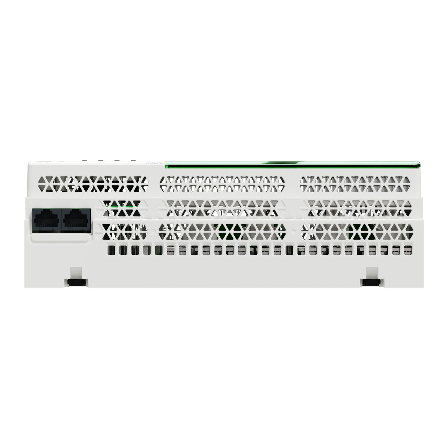Picture of Dimmer, SpaceLogic C-Bus, 4 channel, 2A per channel, DIN rail mount, inbuilt switchable C-Bus power supply, white