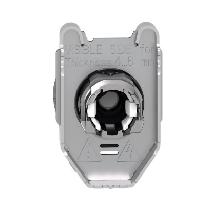 Picture of Head for illuminated selector switch, Harmony XB4, metal, green handle, 30mm, universal LED, 3 positions, left to center