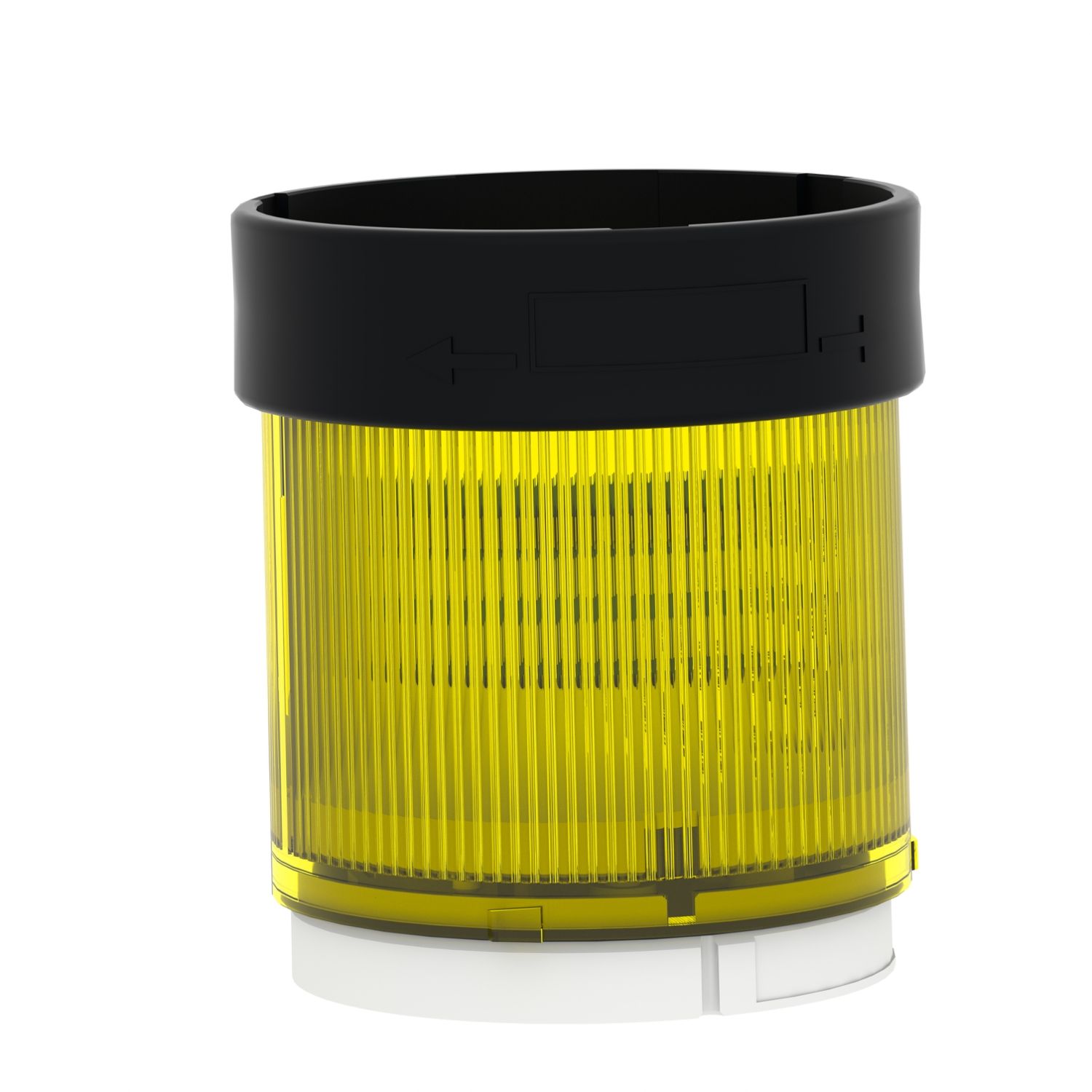 Picture of Indicator bank, Harmony XVB, illuminated unit, plastic, yellow, 70mm, steady, integral LED, 230V AC