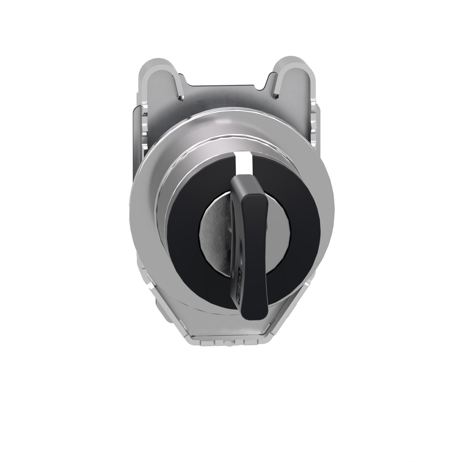 Picture of Head for key selector switch, Harmony XB4, black key, flush, 30mm, 3 positions, center key withdrawal, key 455