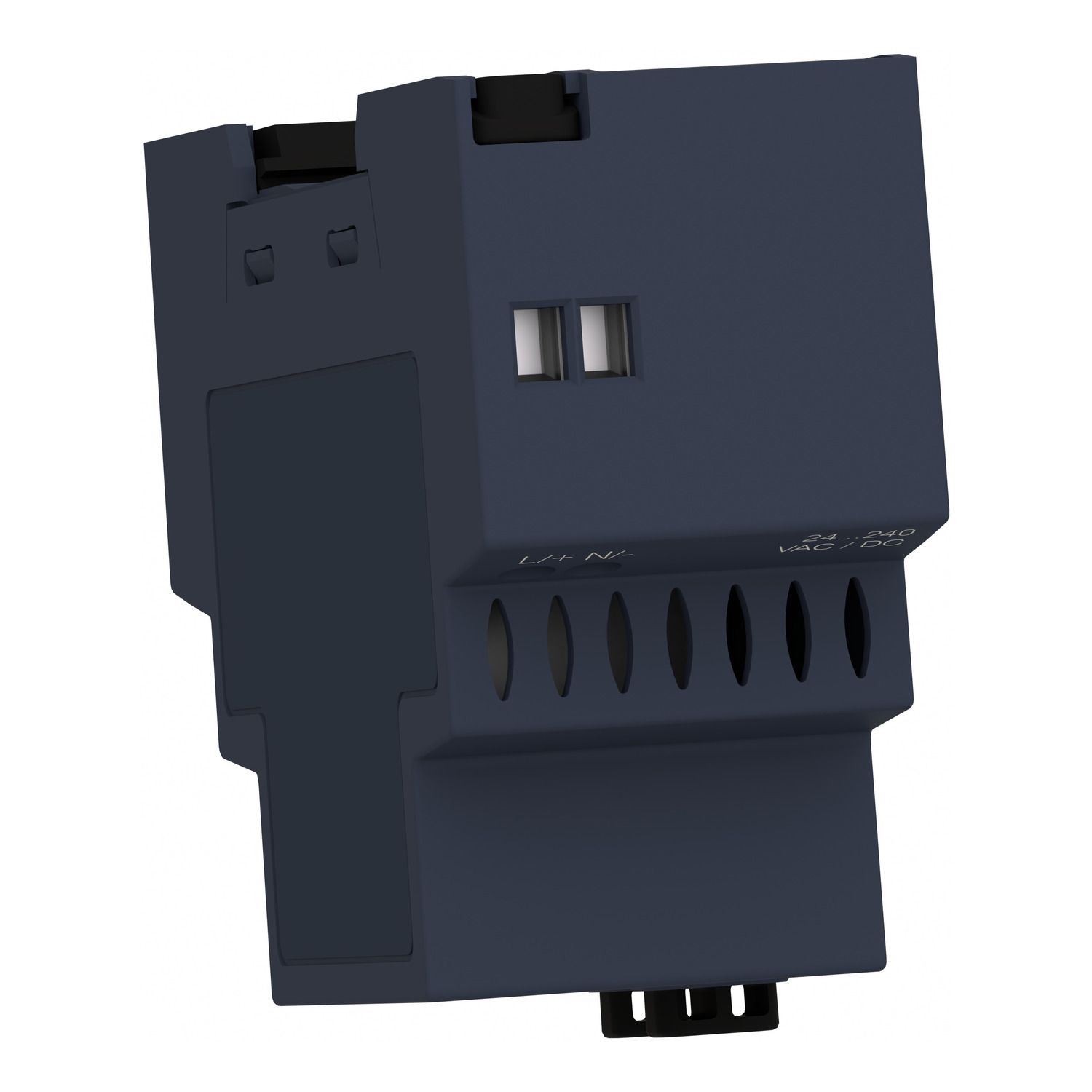 Picture of Programmable receiver - 2 relays - 24..240  V AC/DC - 2 pusbuttons - 6 LEDs