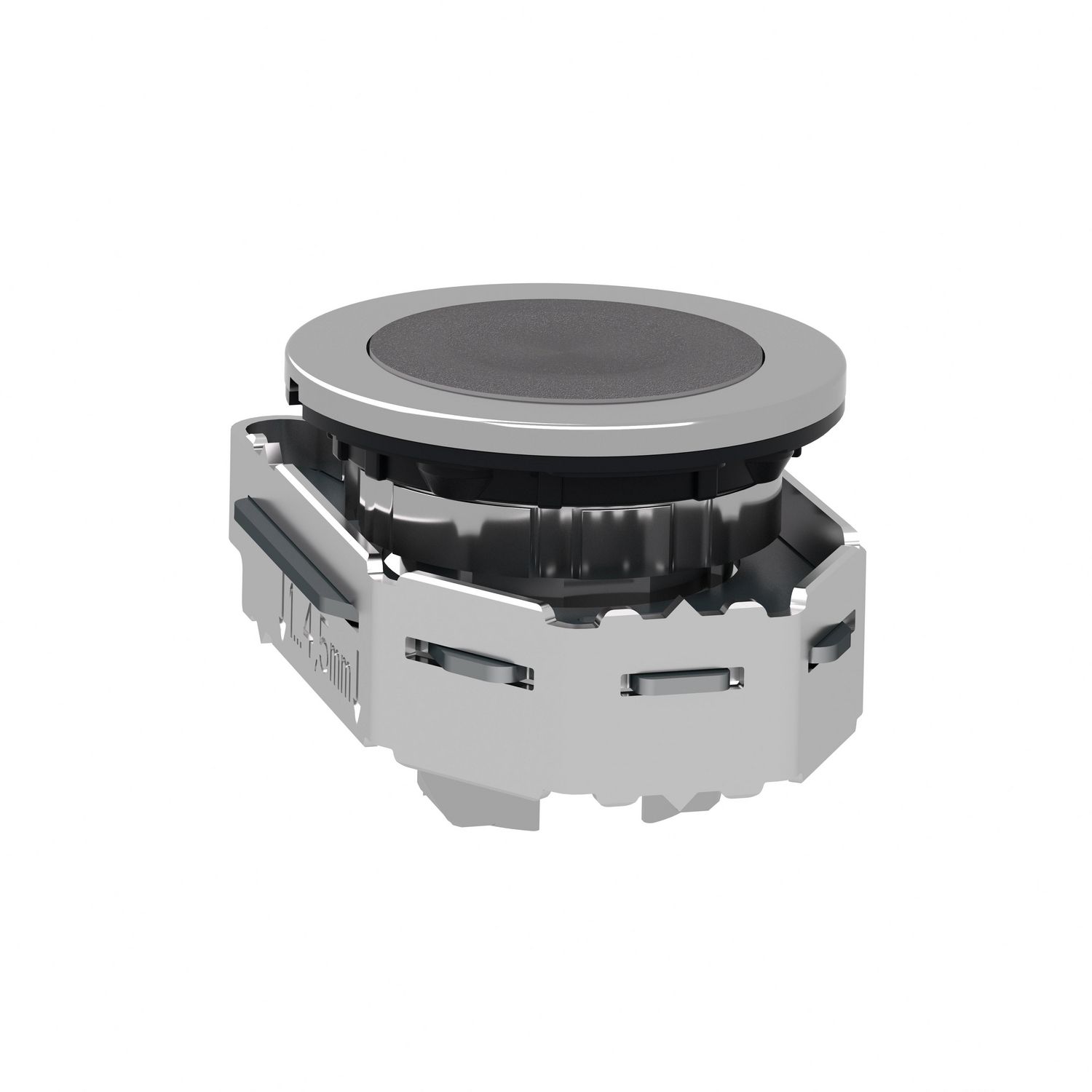 Picture of Head for non illuminated push button, Harmony XB4, flush mounted grey flush caps pushbutton