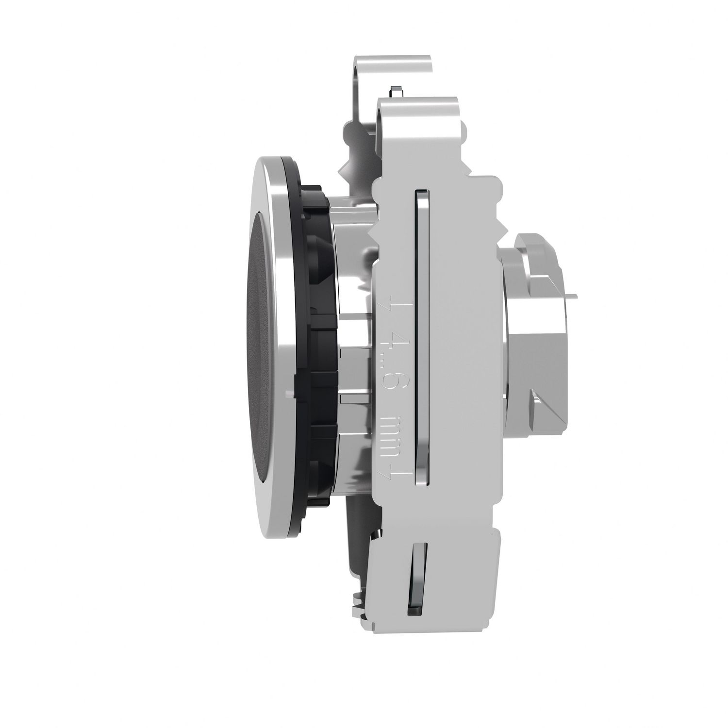 Picture of Head for non illuminated push button, Harmony XB4, flush mounted grey flush caps pushbutton