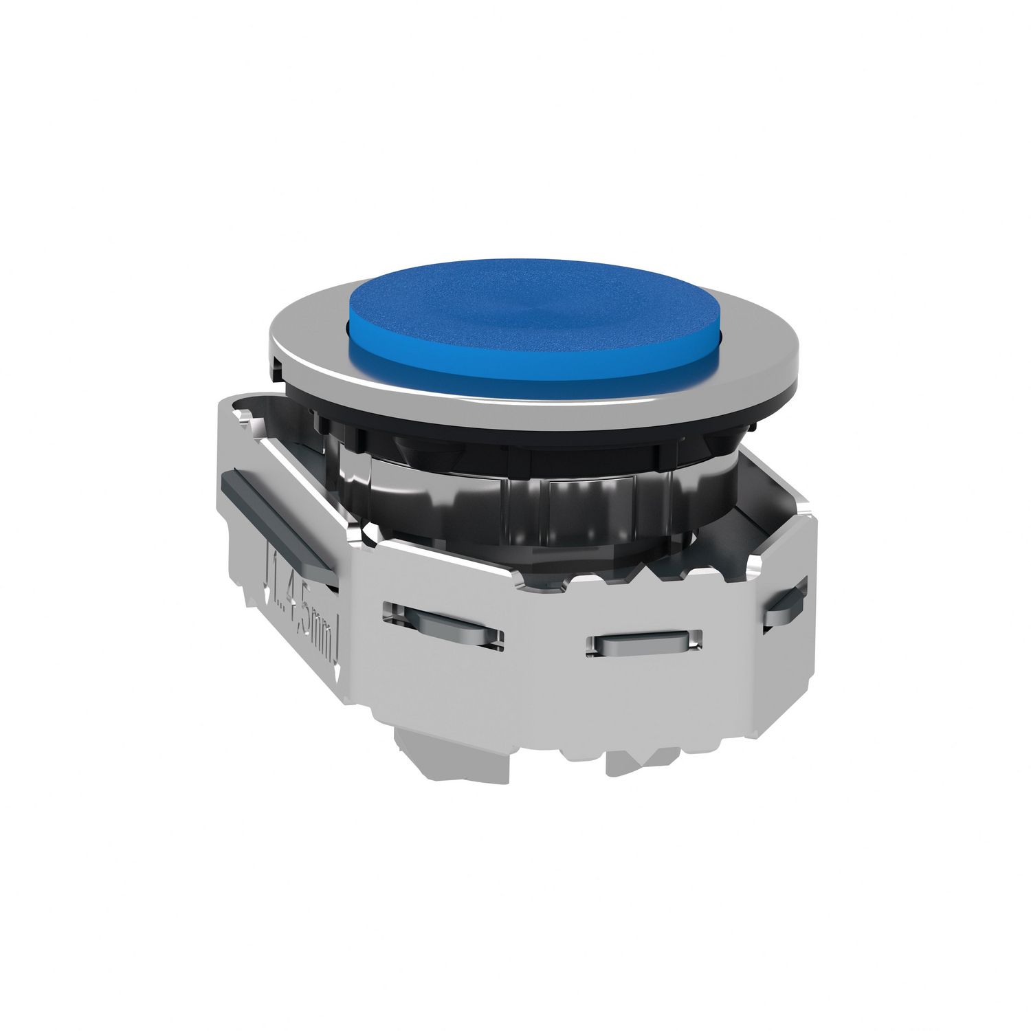 Picture of Head for non illuminated push button, Harmony XB4, flush mounted blue projecting pushbutton