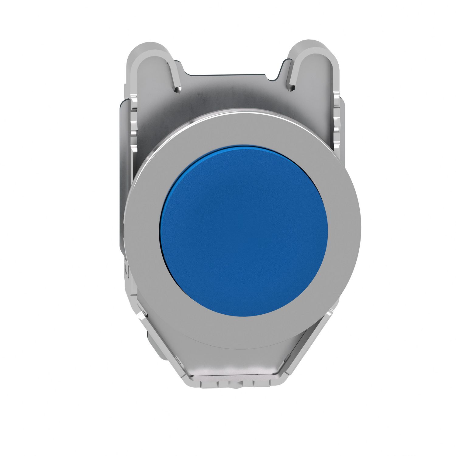 Picture of Head for non illuminated push button, Harmony XB4, flush mounted blue projecting pushbutton