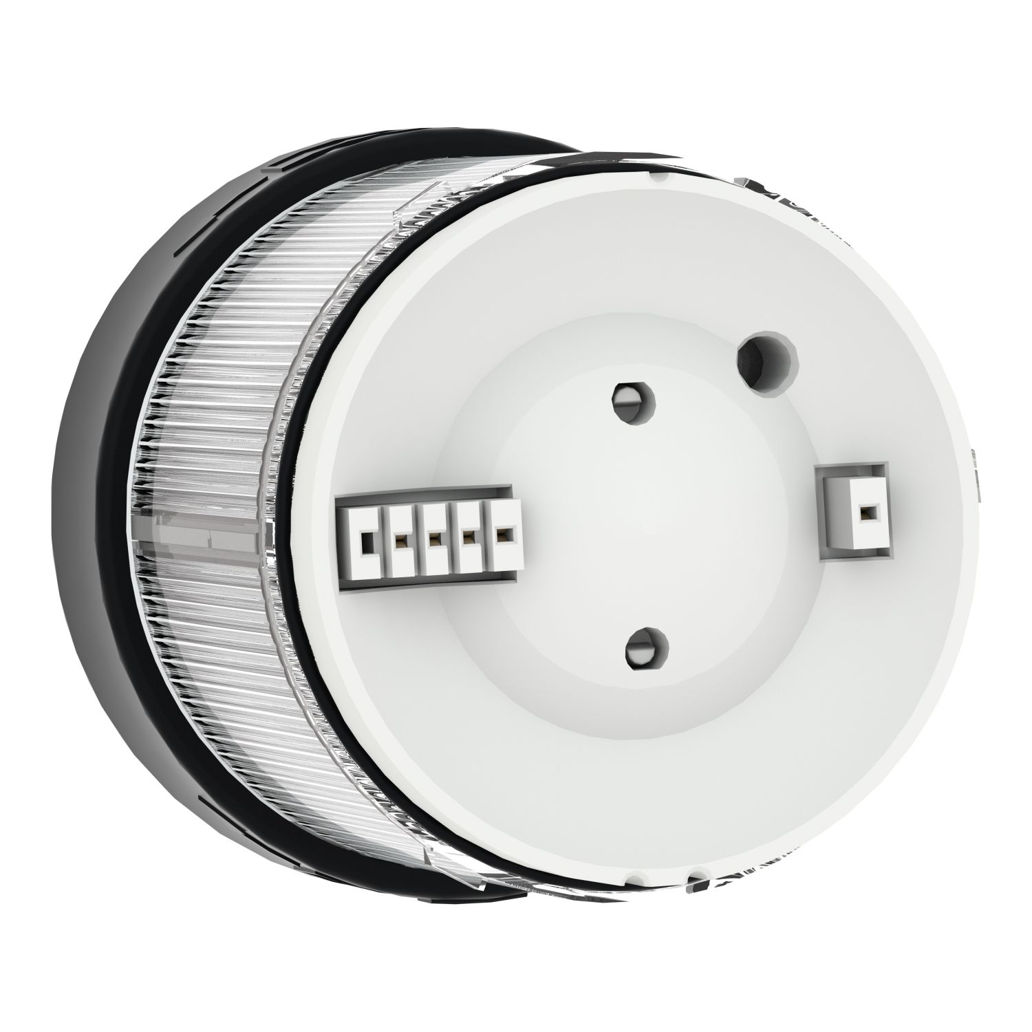 Picture of Indicator bank, Harmony XVB, illuminated unit, plastic, clear, 70mm, steady, integral LED, 230V AC