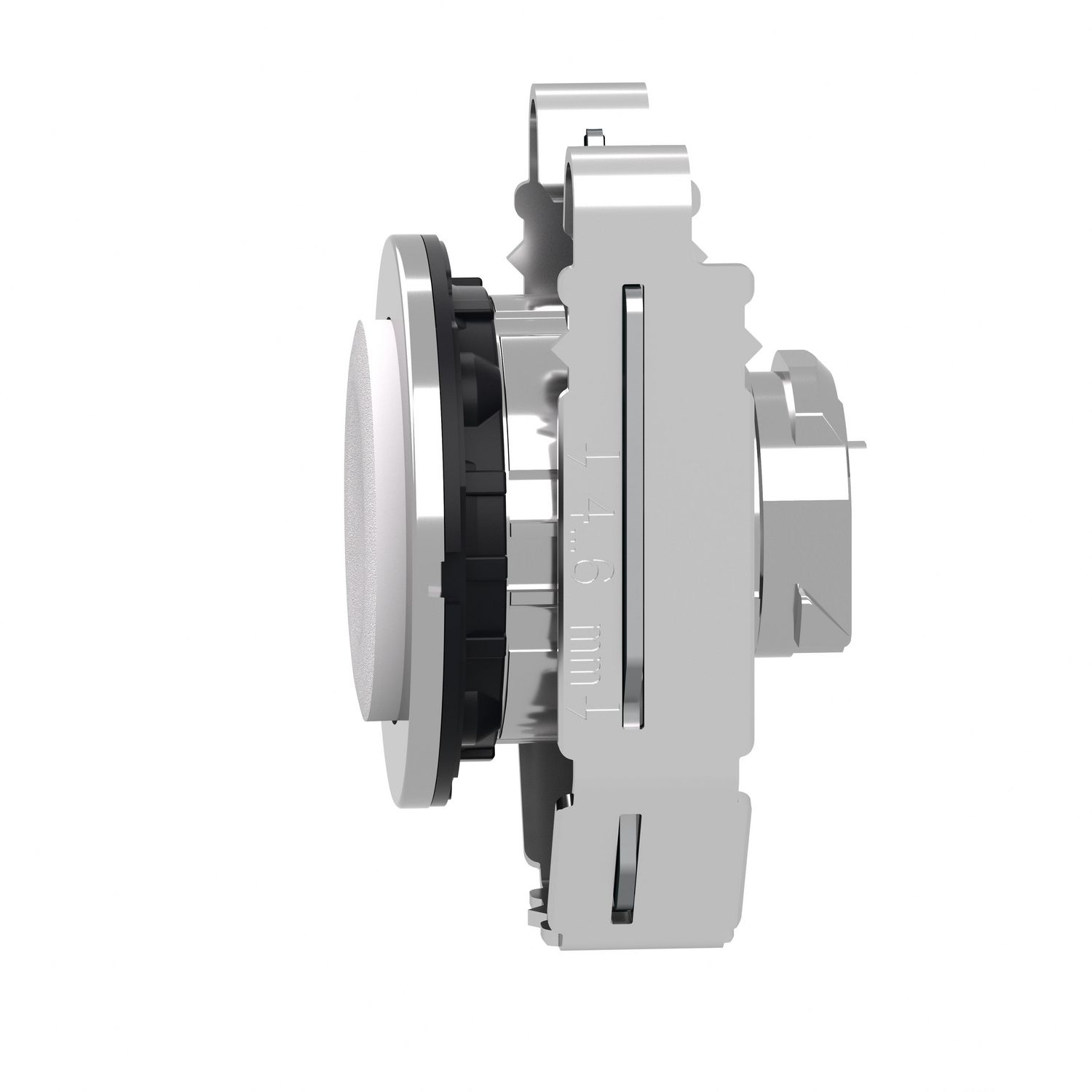 Picture of Head for non illuminated push button, Harmony XB4, flush mounted white projecting pushbutton push