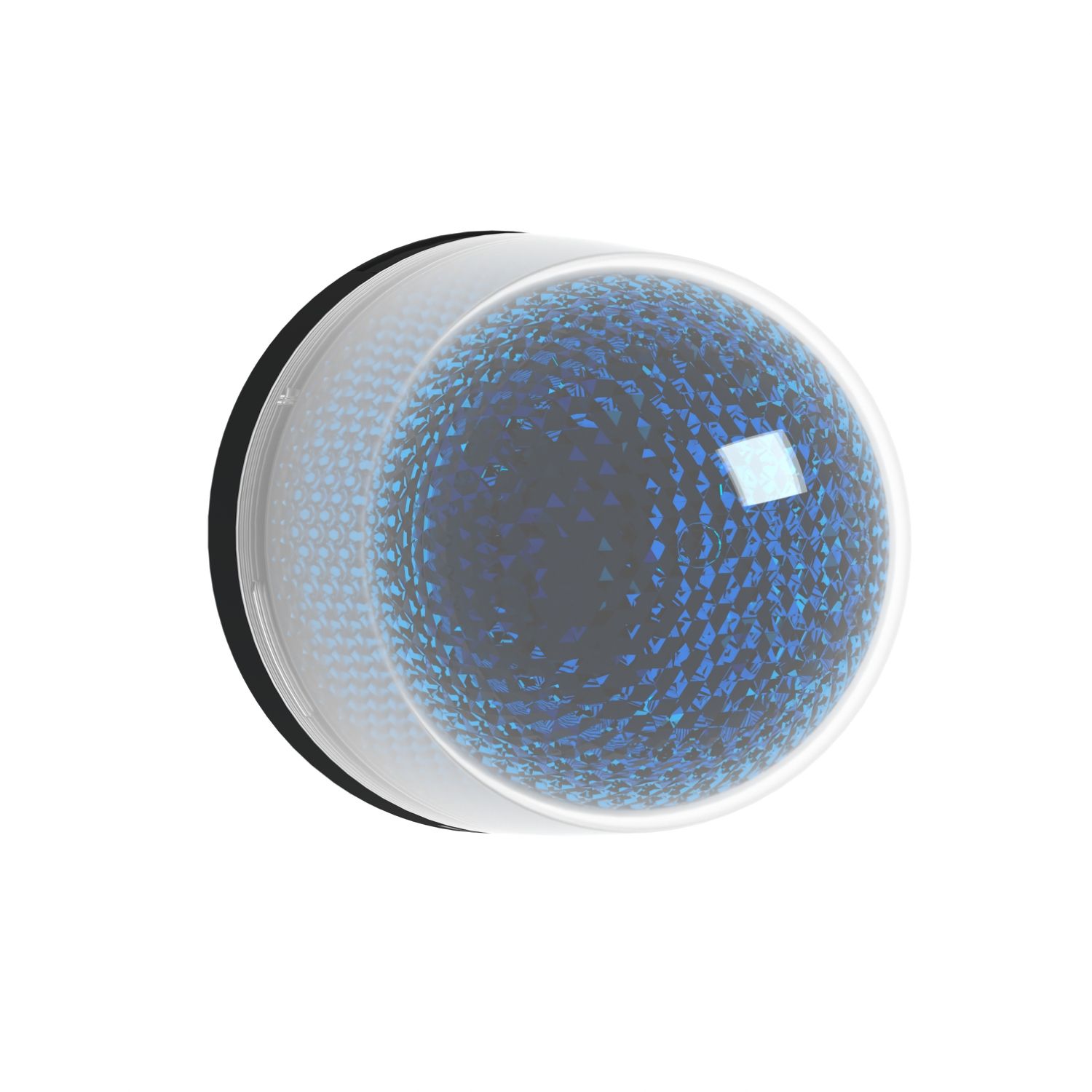 Picture of Illuminated beacon with buzzer, Harmony XVR, blue, 100mm, 70...90dB, integral LED, 12...24V DC