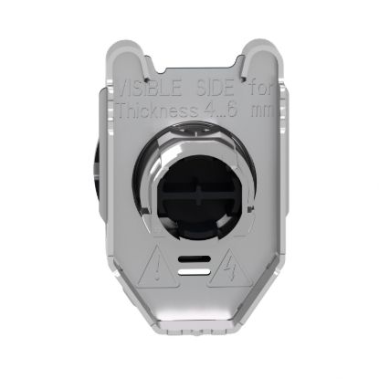 Picture of Head for non illuminated push button, Harmony XB4, flush mounted black projecting pushbutton