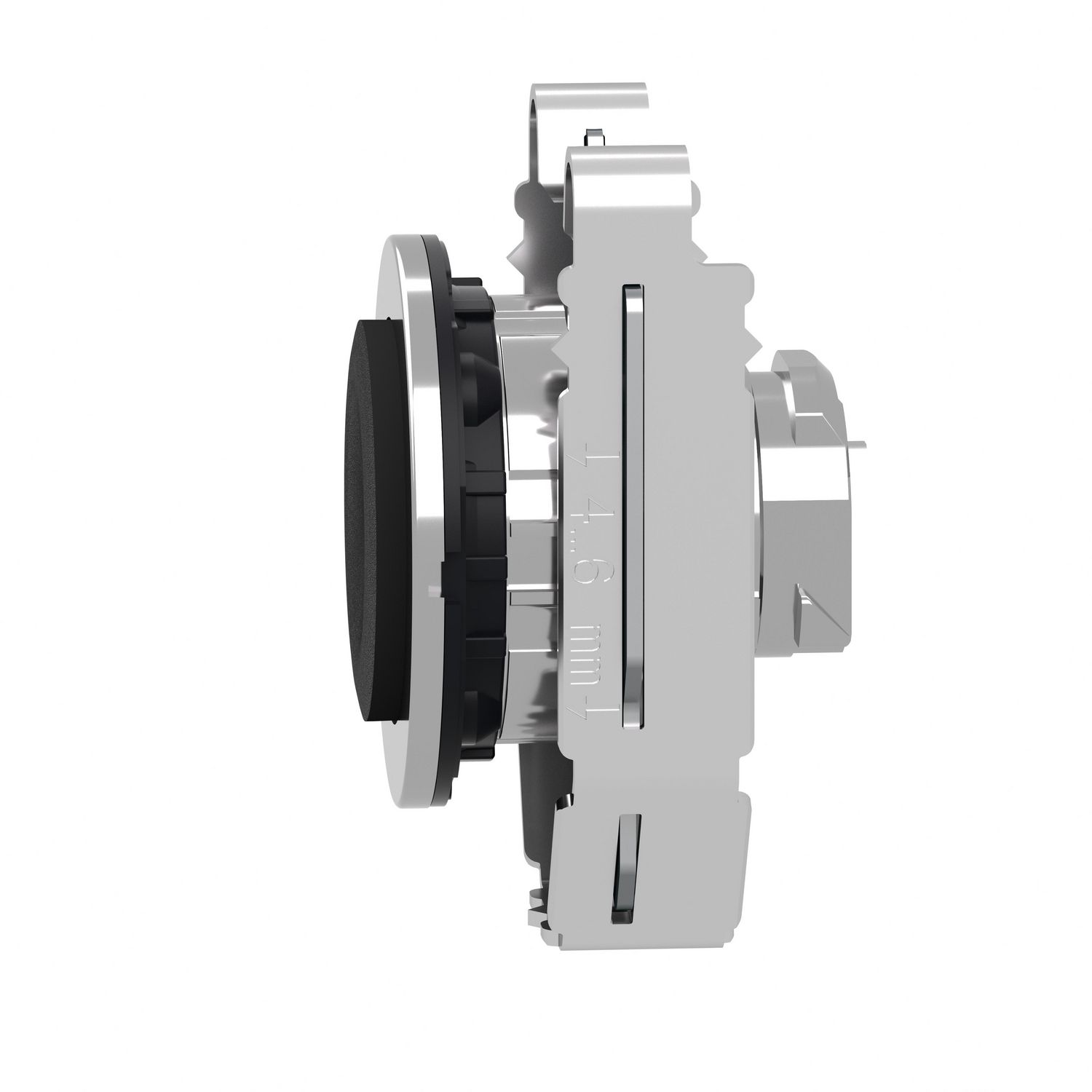 Picture of Head for non illuminated push button, Harmony XB4, flush mounted black projecting pushbutton