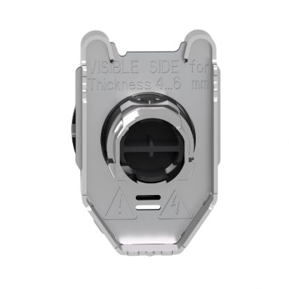 Picture of Head for non illuminated push button, Harmony XB4, flush mounted green flush caps pushbutton white marked "ON"
