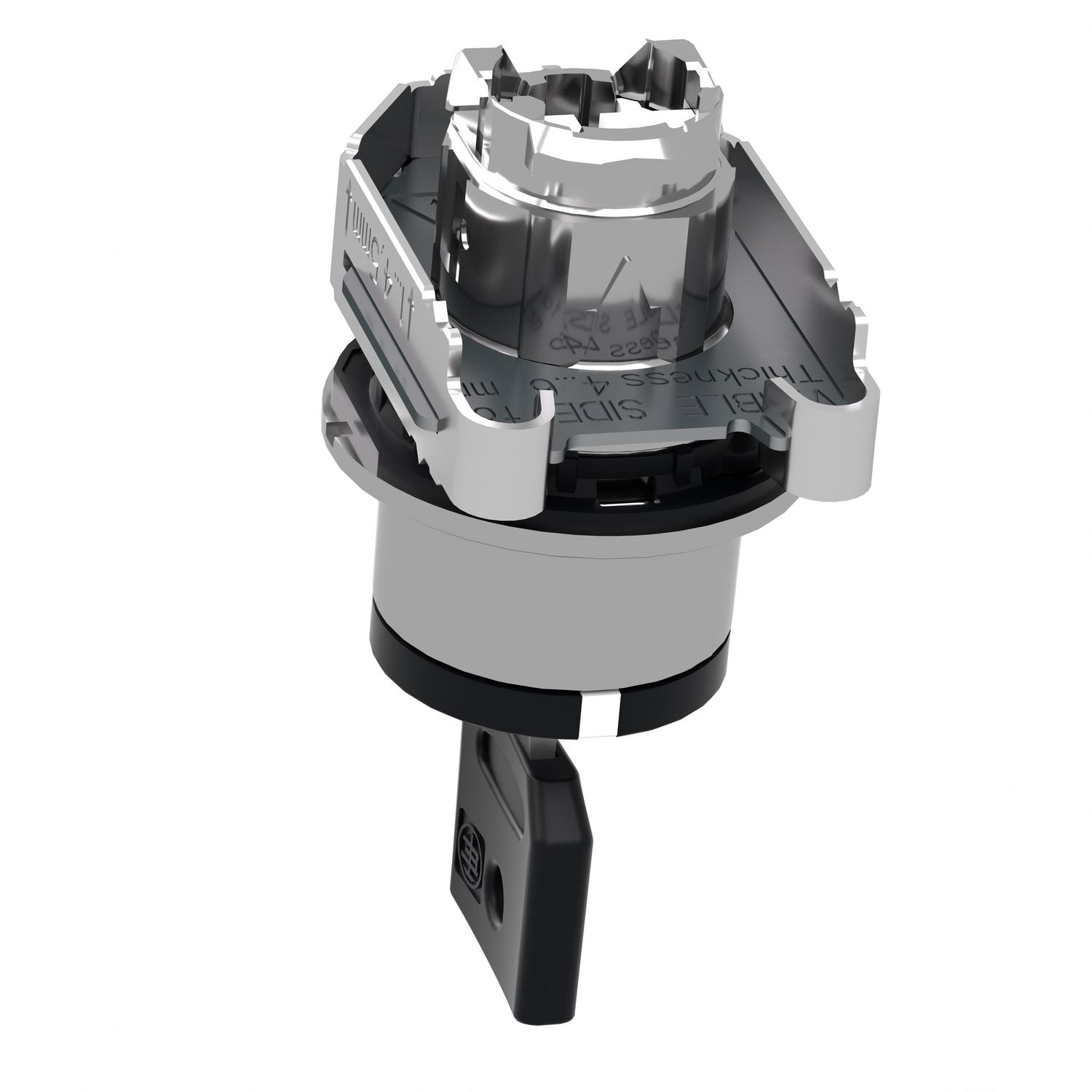 Picture of Head for key selector switch, Harmony XB4, flush mounted, 455, 3 positions, stay put