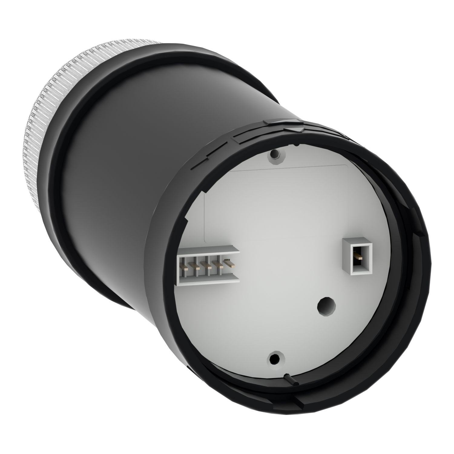 Picture of Indicator bank, Harmony XVB, illuminated unit, plastic, clear, 70mm, integral flash discharge tube, 5joule, 230V AC