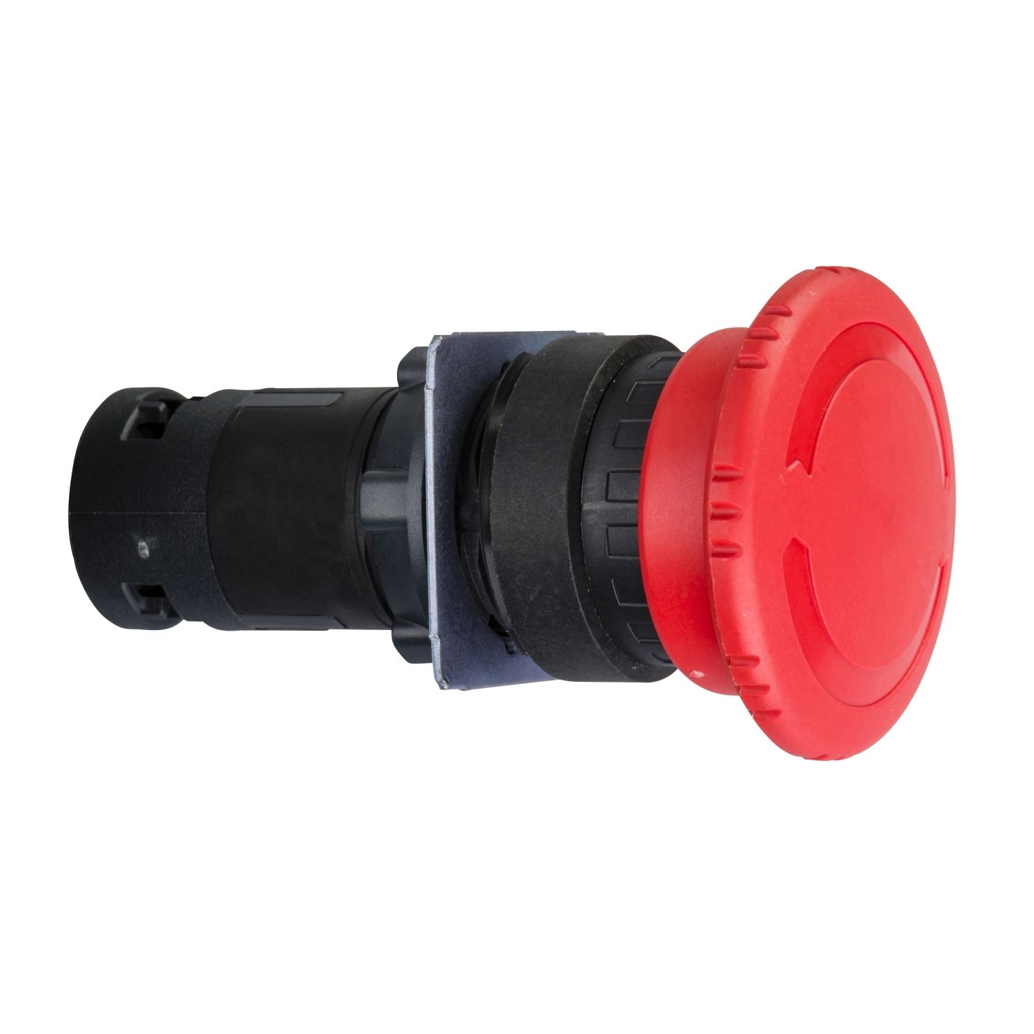 Picture of Emergency switching off monolithic push button, Harmony XB7, 22mm, red mushroom head 40mm, turn to release, 1NO + 1NC