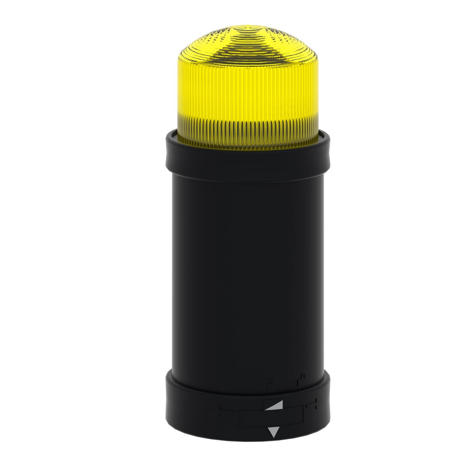 Picture of Indicator bank, Harmony XVB, illuminated unit, plastic, yellow, 70mm, integral flash discharge tube, 5joule, 230V AC