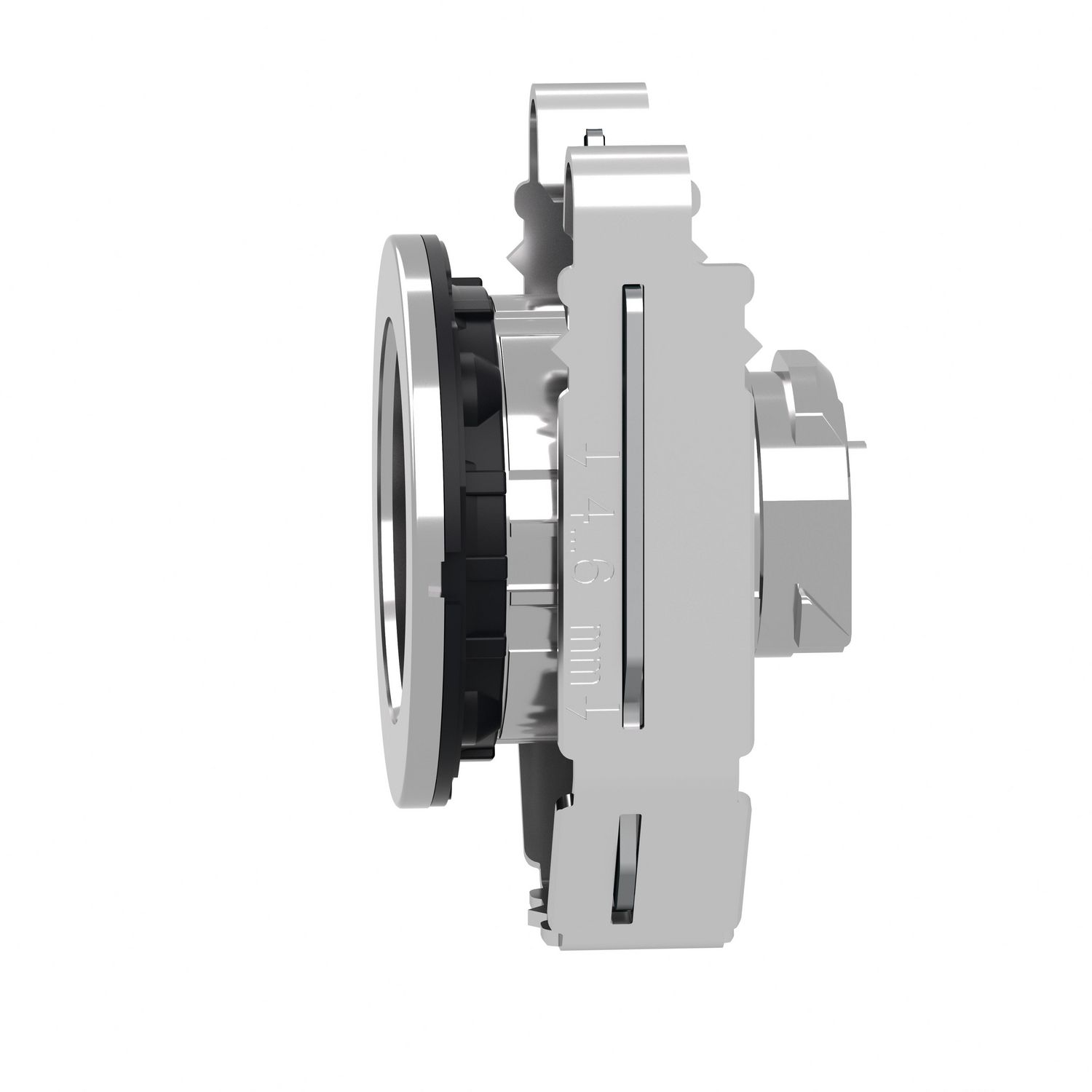 Picture of Head for non illuminated push button, Harmony XB4, flush mounted black pushbutton recessed