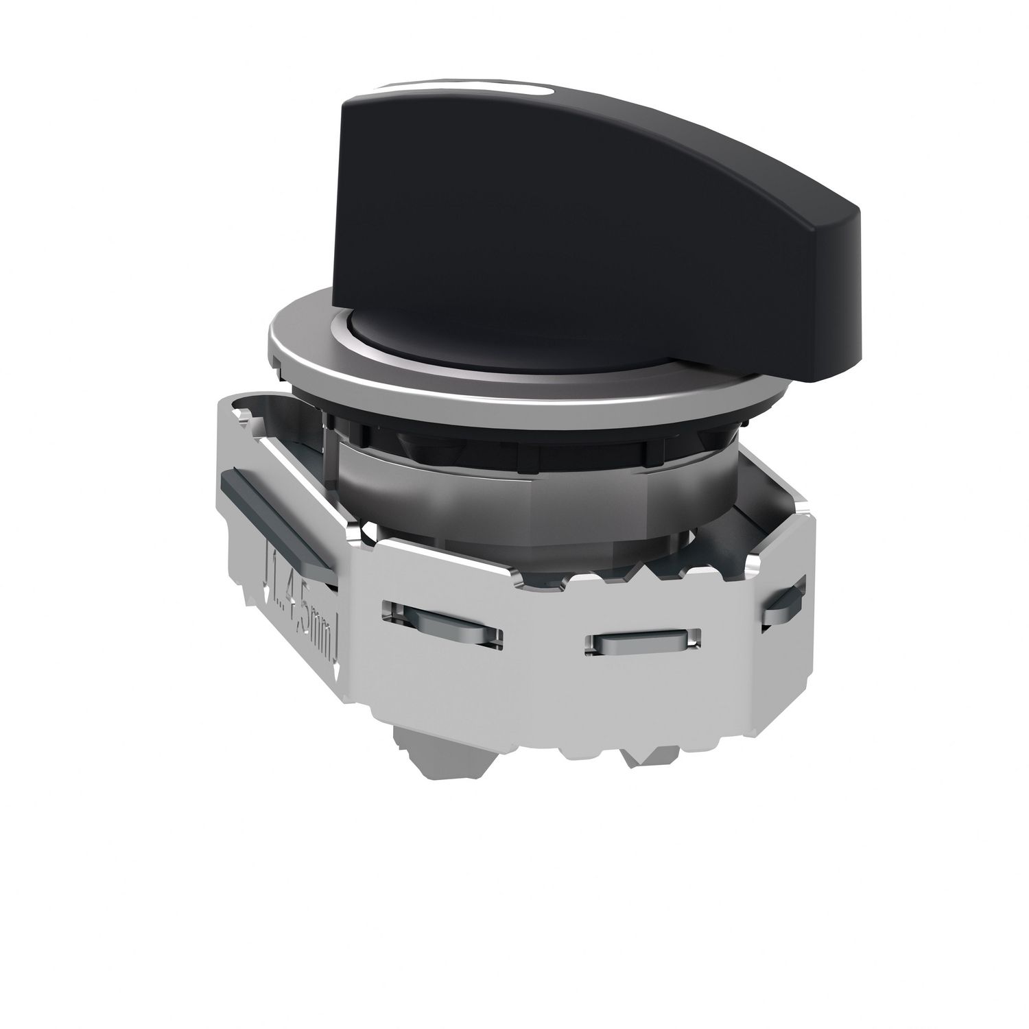 Picture of Head for selector switch, Harmony XB4, flush mounted black long handle 2 pos return right to left
