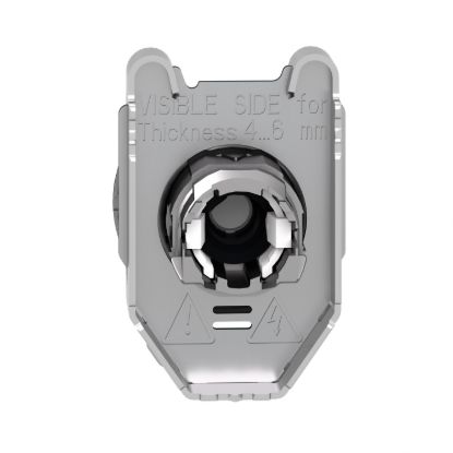 Picture of Head for illuminated selector switch, Harmony XB4, metal, red handle, 30mm, universal LED, 3 positions, to center