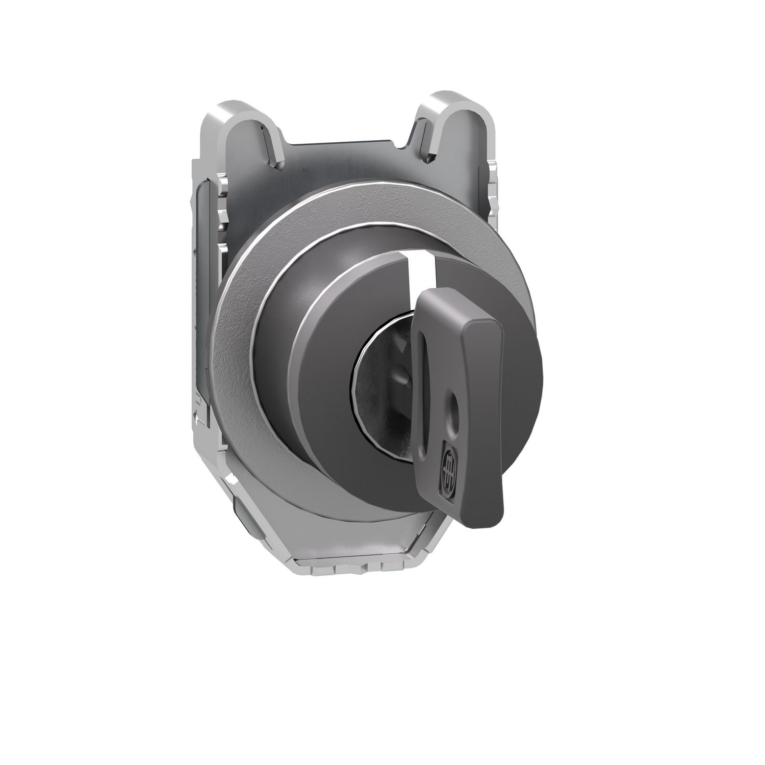 Picture of Head for selector switch, Harmony XB4, flush mounted black 3 position return right to center