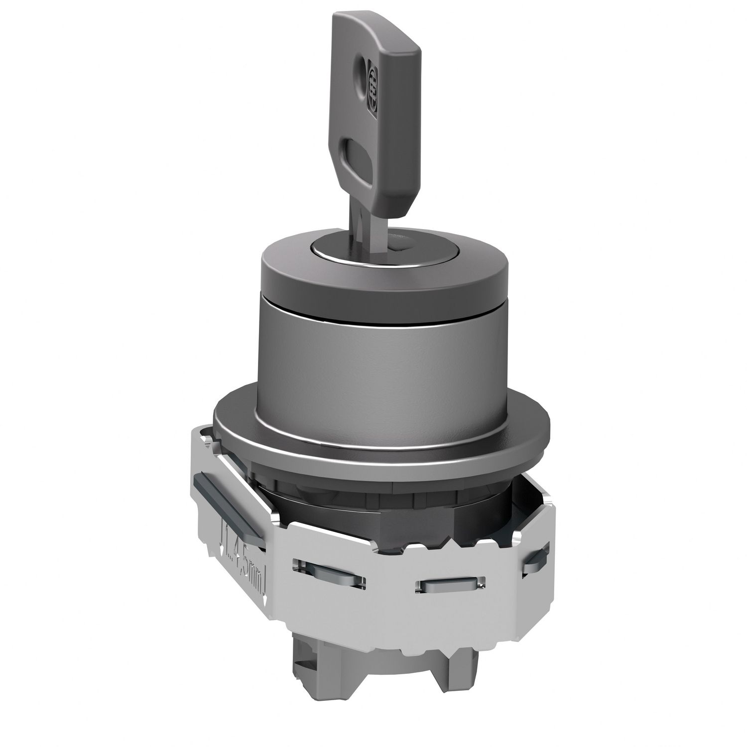 Picture of Head for selector switch, Harmony XB4, flush mounted black 3 position return right to center