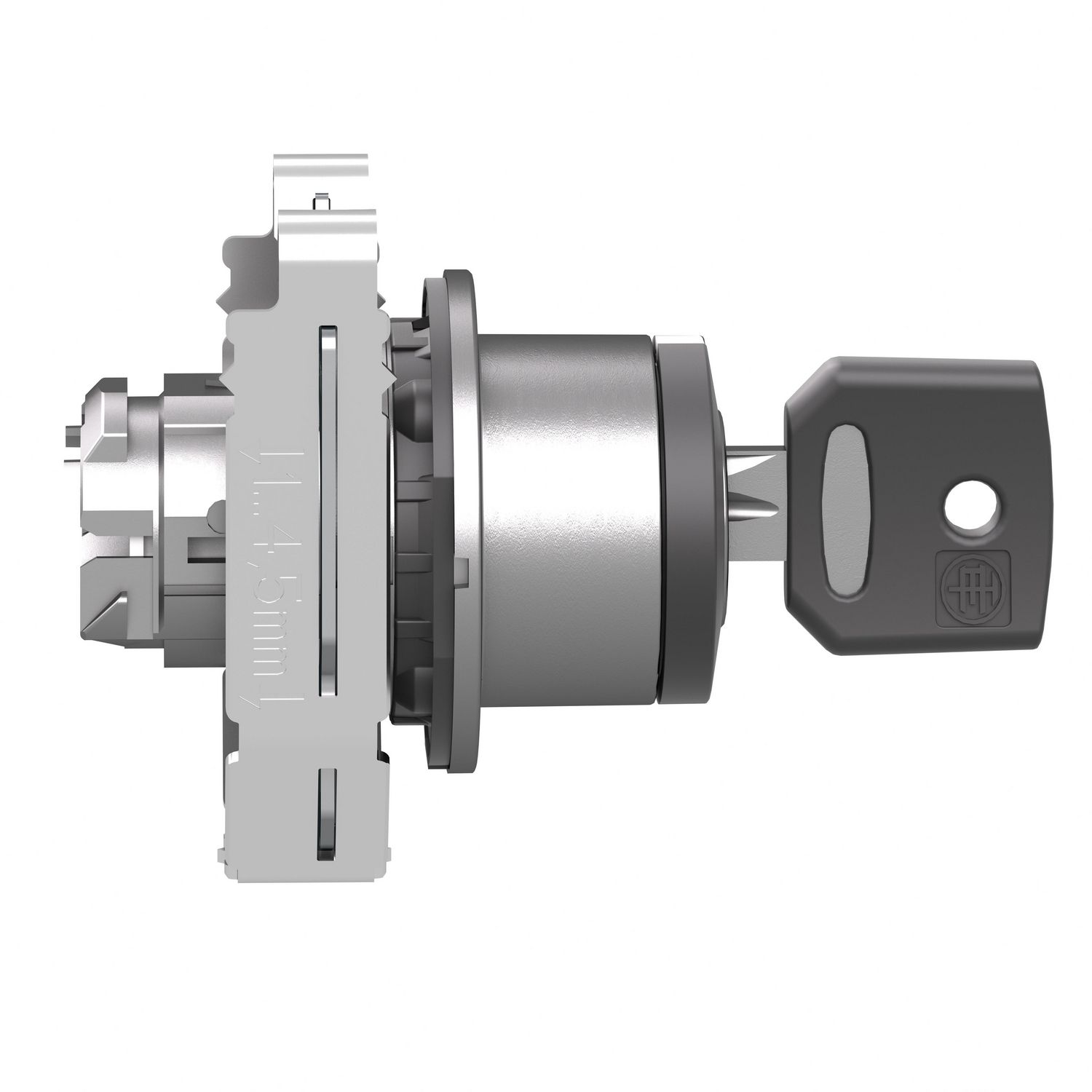 Picture of Head for selector switch, Harmony XB4, flush mounted black 3 position return right to center