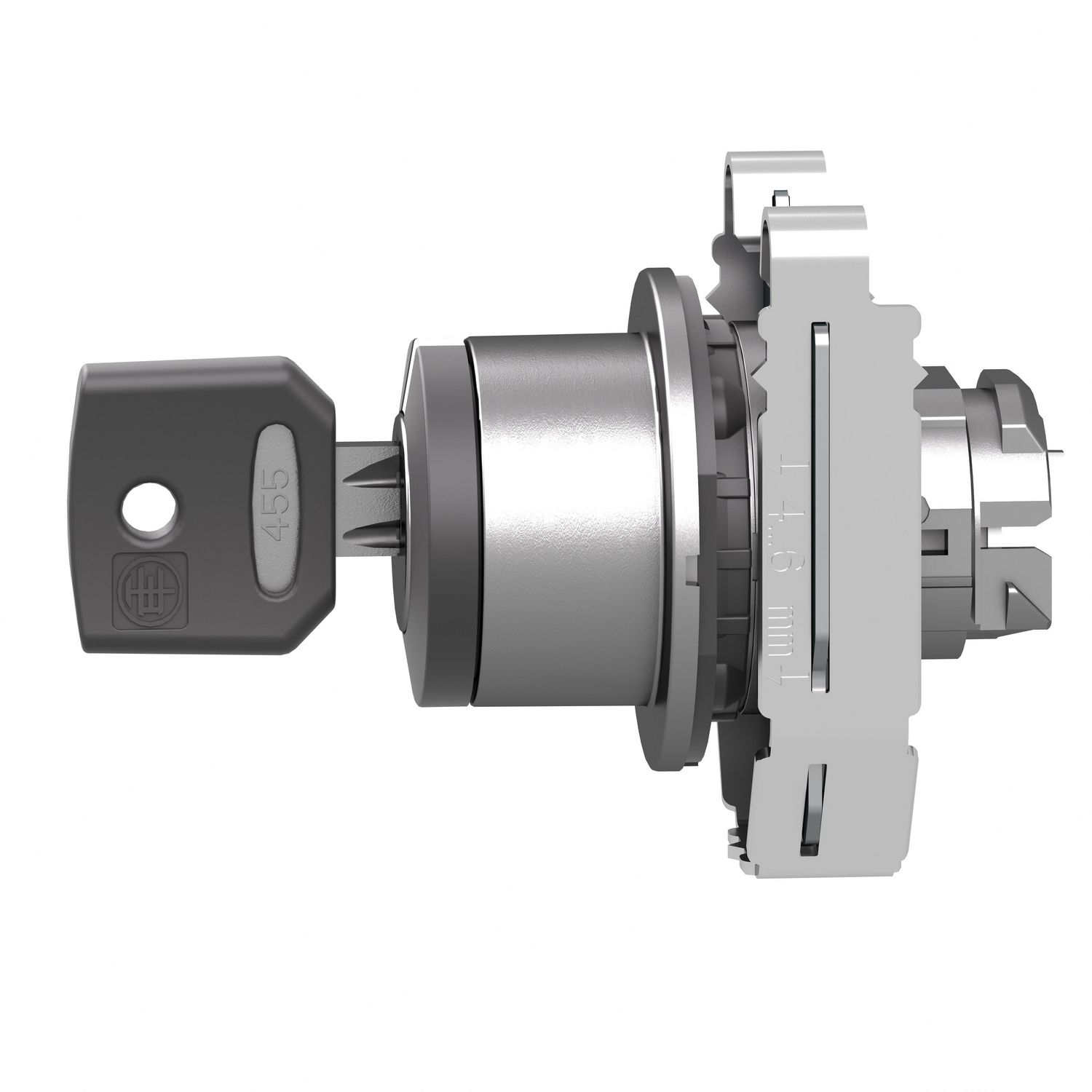 Picture of Head for selector switch, Harmony XB4, flush mounted black 3 position return right to center