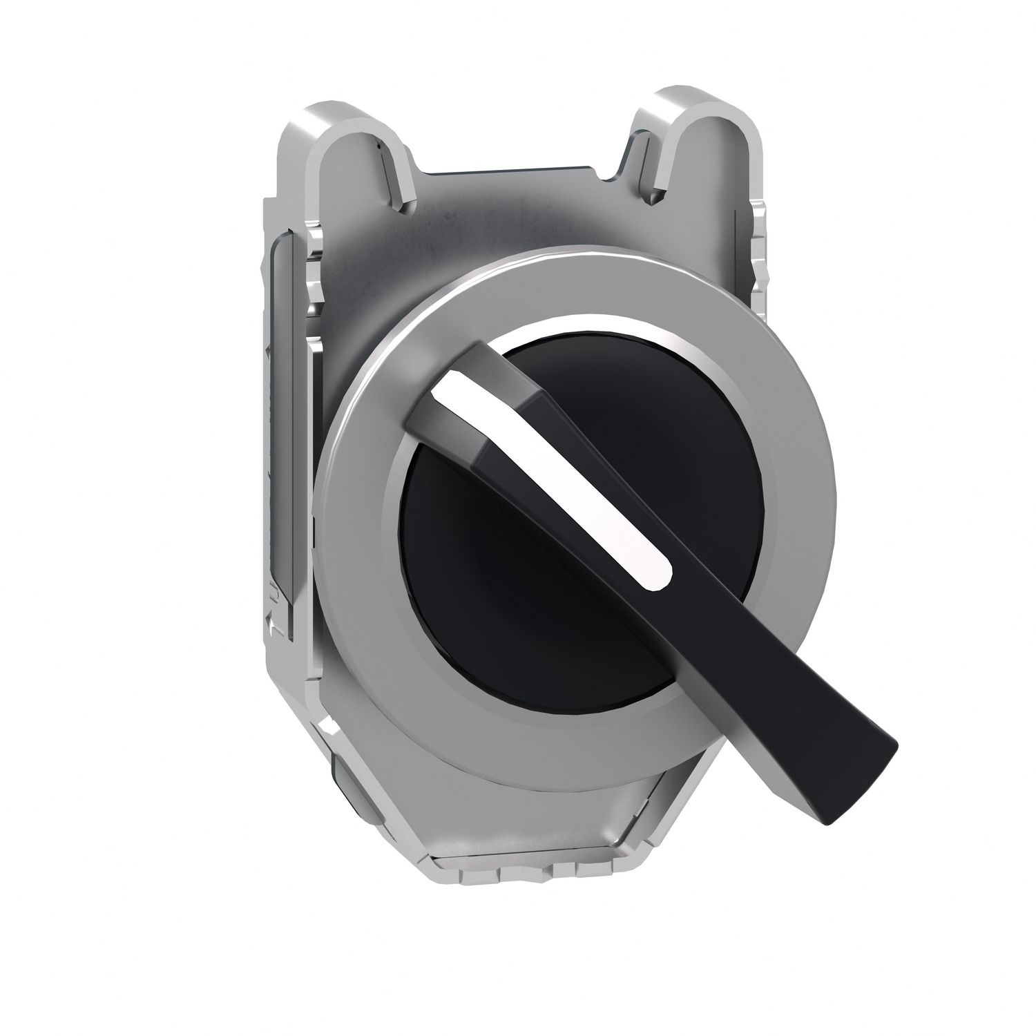 Picture of Head for selector switch, Harmony XB4, flush mounted black long handle 2 position stay put