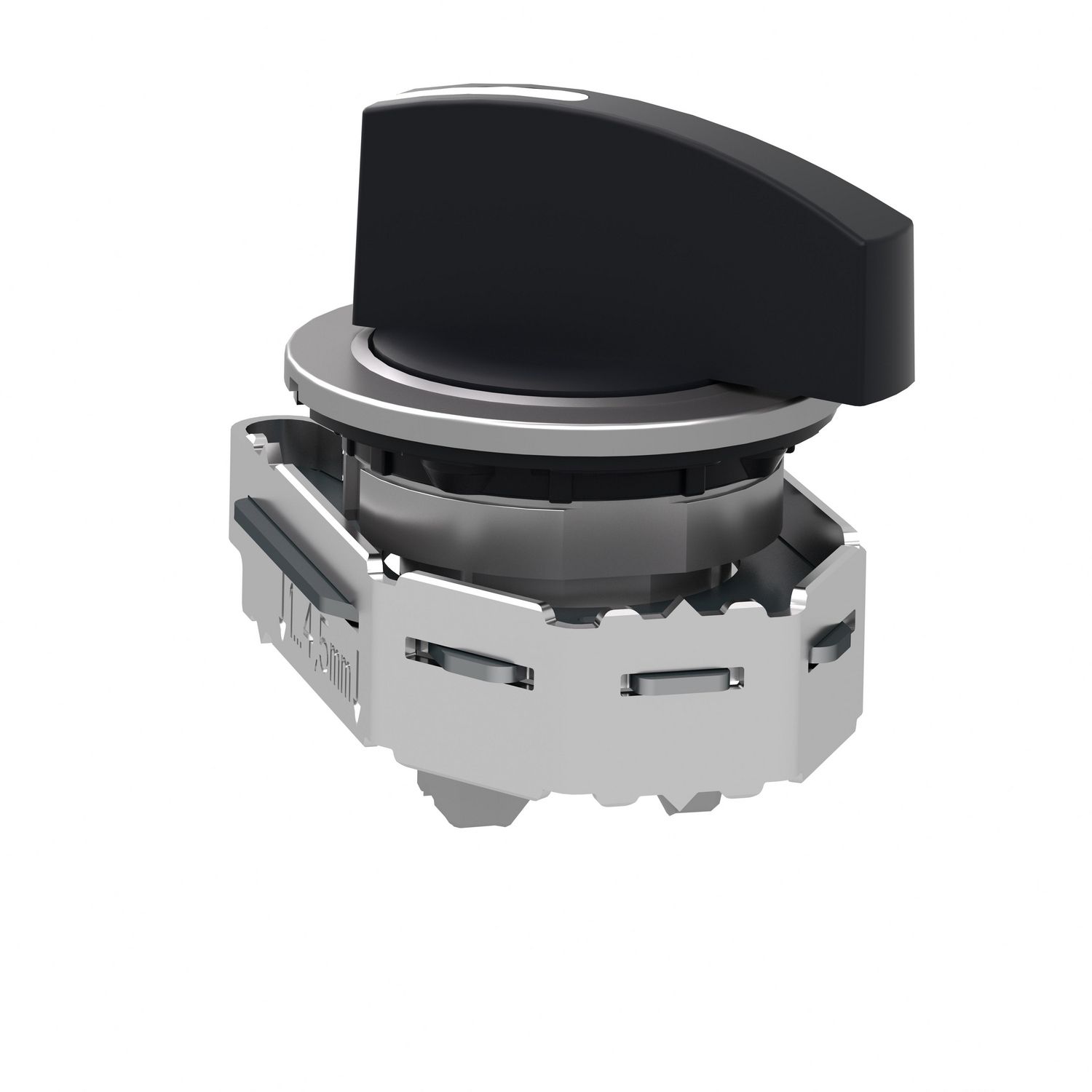 Picture of Head for selector switch, Harmony XB4, flush mounted black long handle 2 position stay put