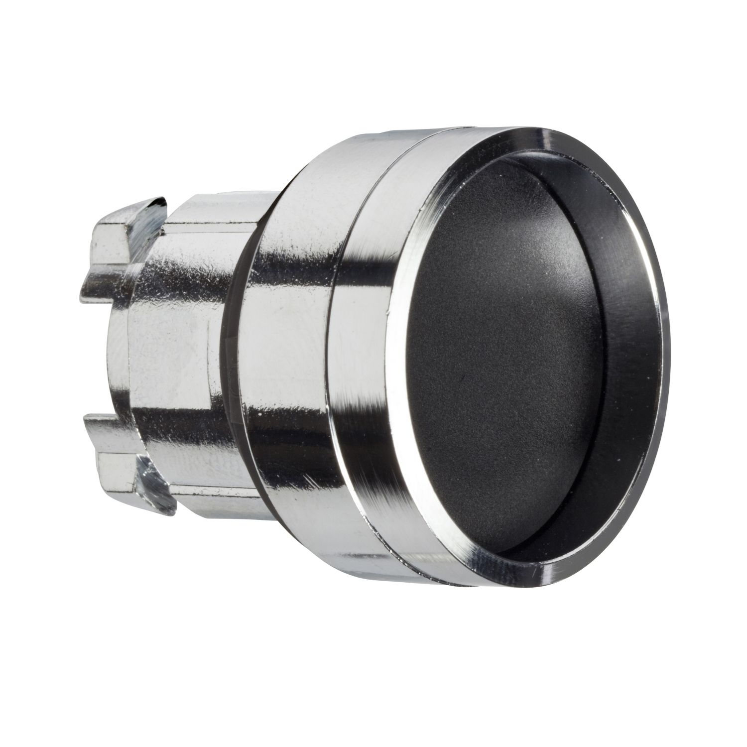 Picture of Head for non illuminated push button, Harmony XB4, metal, recessed, black, 22mm, spring return, unmarked