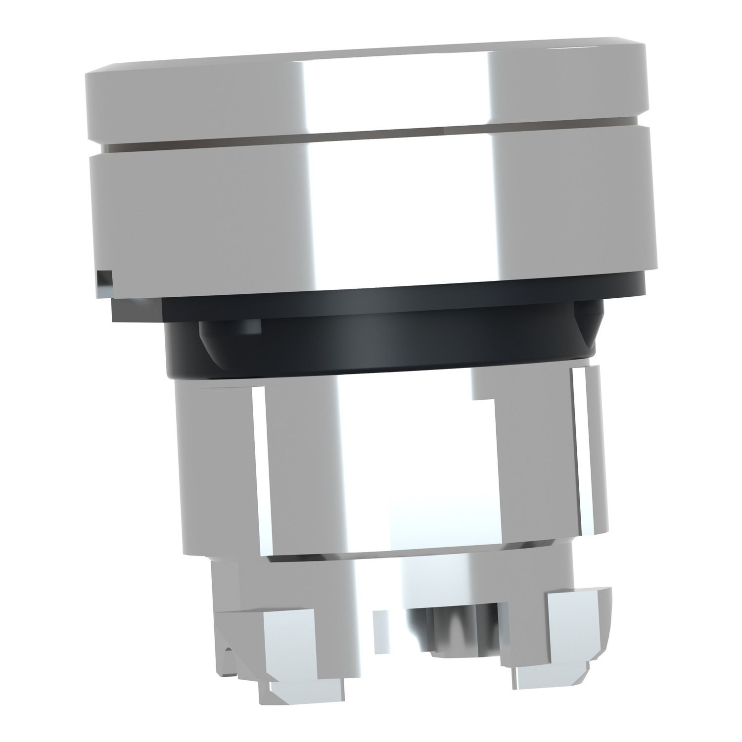 Picture of Head for non illuminated push button, Harmony XB4, metal, recessed, black, 22mm, spring return, unmarked
