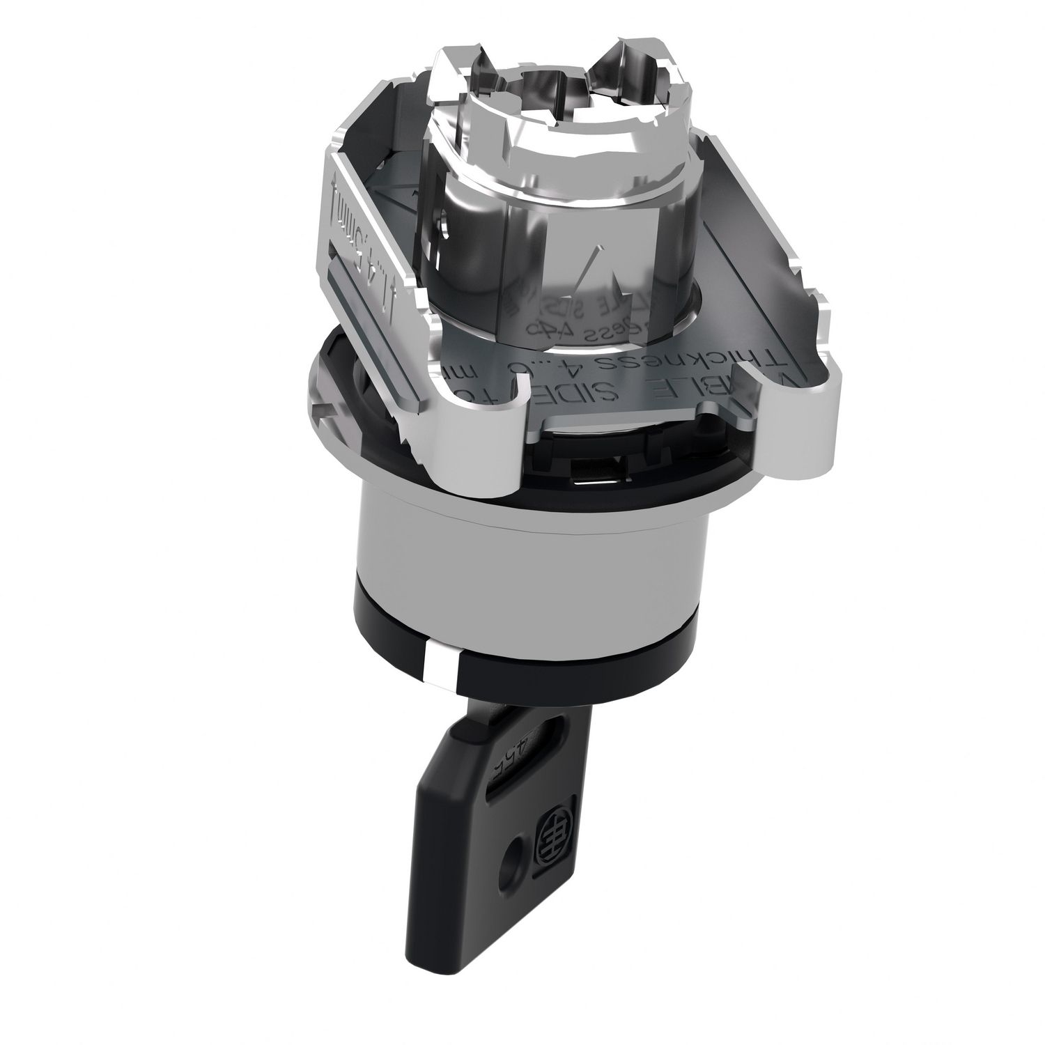 Picture of Head for key selector switch, Harmony XB4, flush mounted, 455, 2 positions, stay put