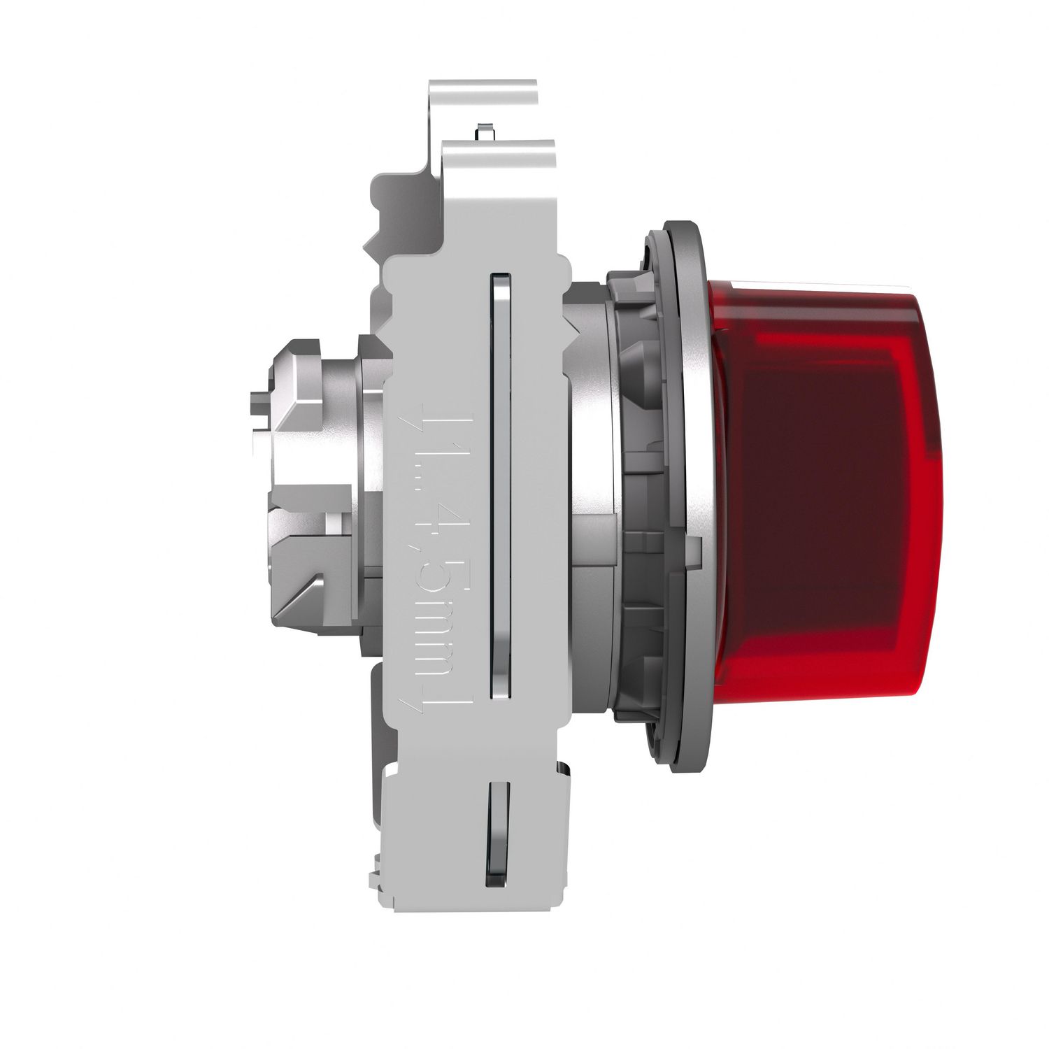 Picture of Head for illuminated selector switch, Harmony XB4, metal, red handle, 30mm, universal LED, 3 positions, right to center