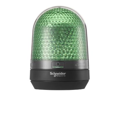 Picture of Illuminated beacon without buzzer, Harmony XVR, green, 100mm, integral LED, 100...230V AC