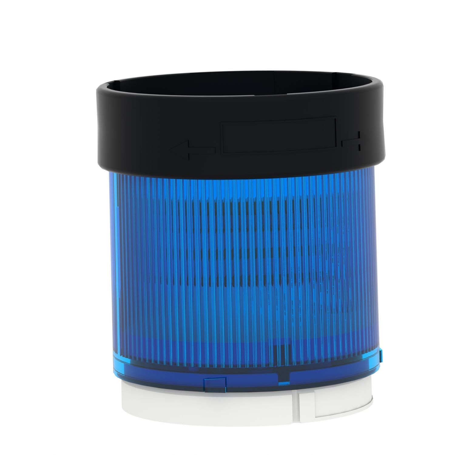 Picture of Indicator bank, Harmony XVB, illuminated unit, plastic, blue, 70mm, flashing, integral LED, 230V AC