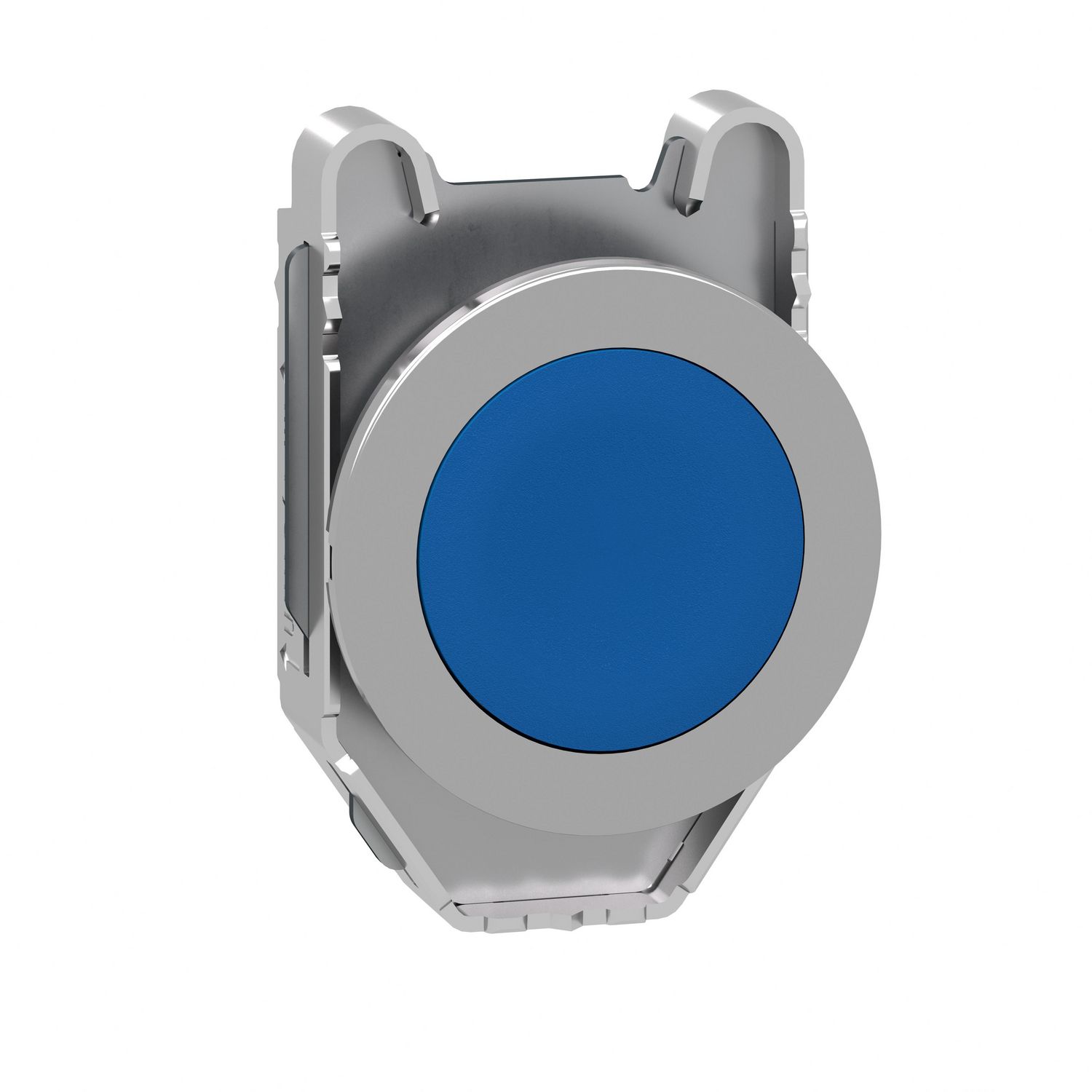 Picture of Head for non illuminated push button, Harmony XB4, flush mounted blue flush caps pushbutton push