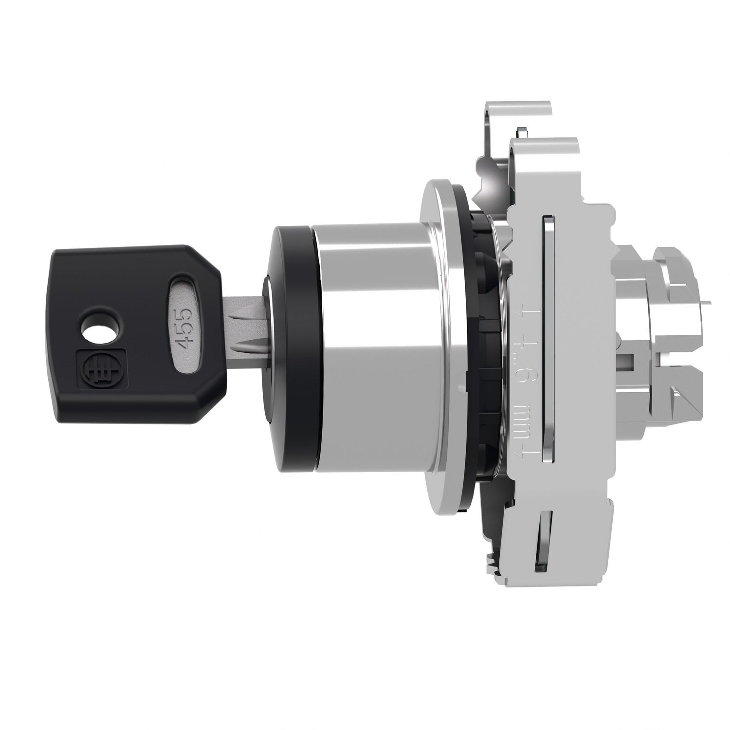 Picture of Head for key selector switch, Harmony XB4, flush mounted 455 2, position stay put