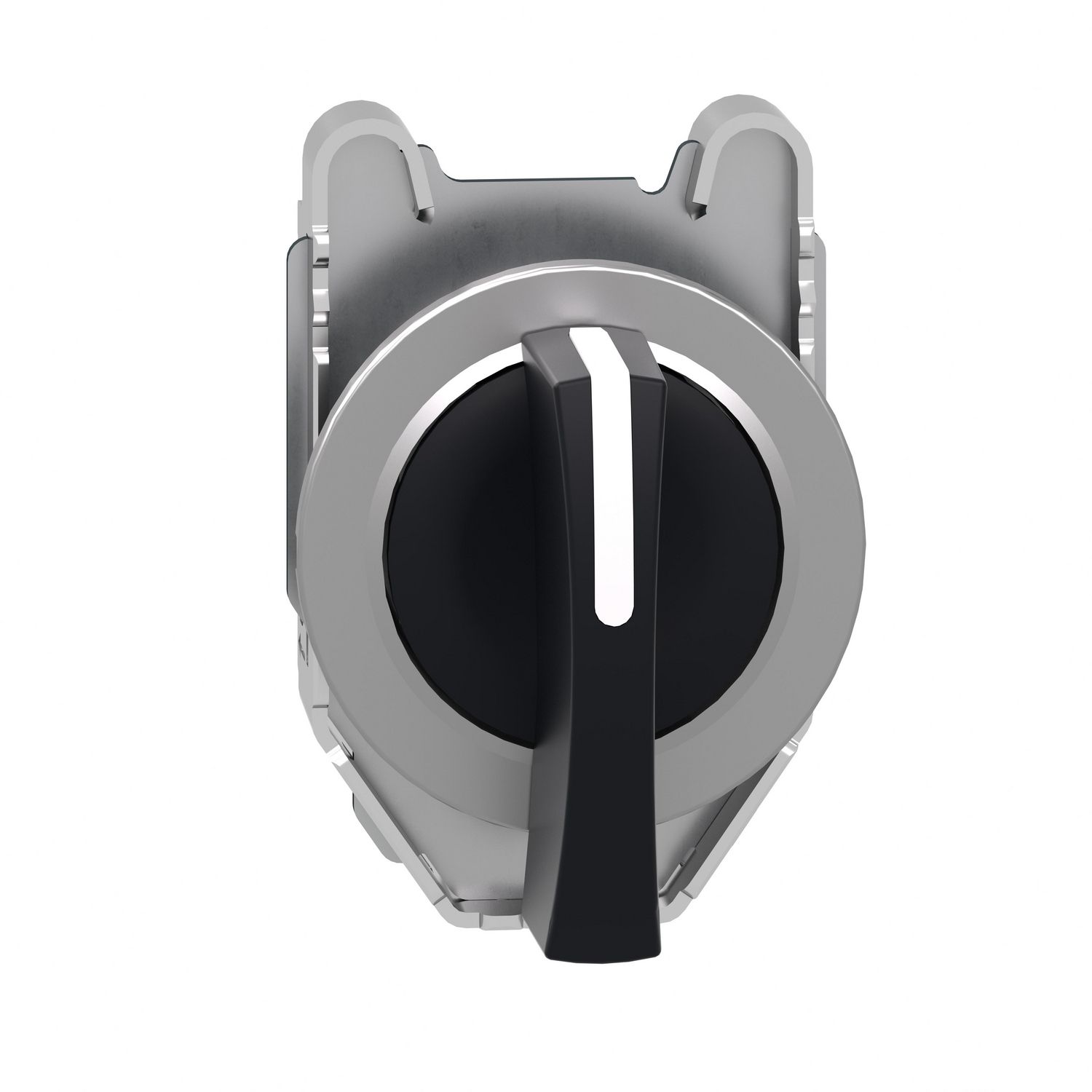 Picture of Head for selector switch, Harmony XB4, flush mounted black long handle 3 position stay put