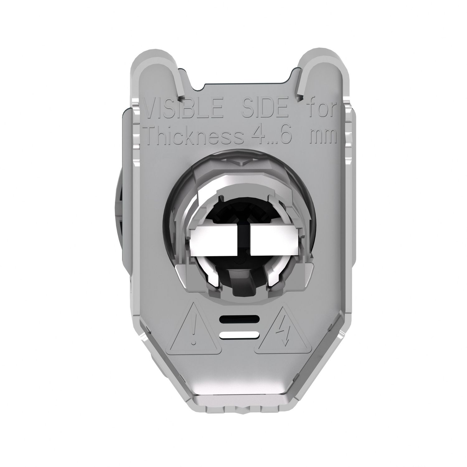 Picture of Head for selector switch, Harmony XB4, flush mounted black 2 position return right to left