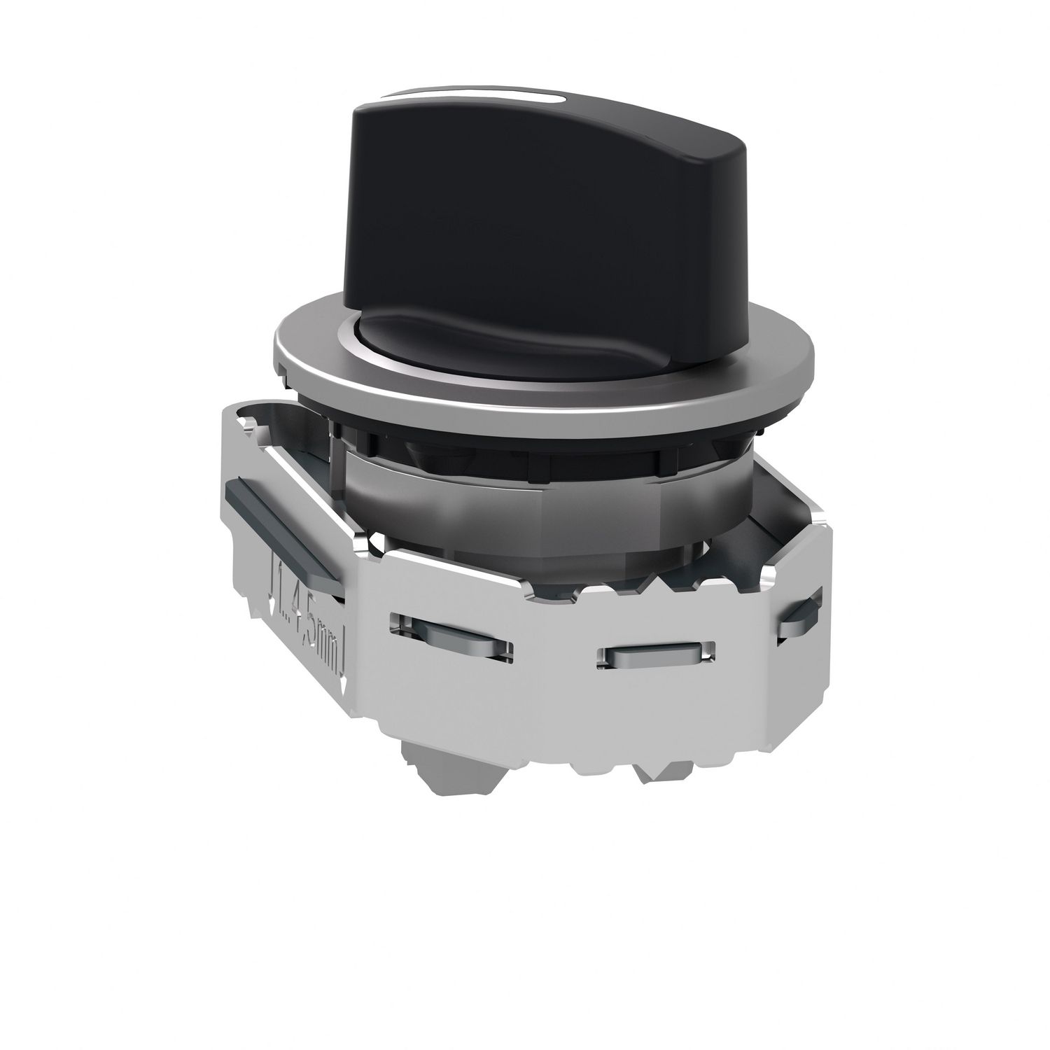 Picture of Head for selector switch, Harmony XB4, flush mounted black 2 position return right to left