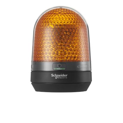 Picture of Illuminated beacon without buzzer, Harmony XVR, orange, 100mm, integral LED, 48V DC