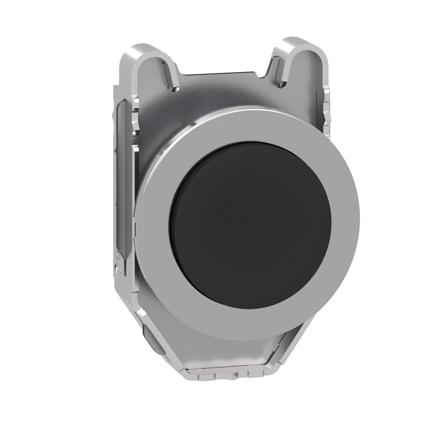 Picture of Head for non illuminated push button, Harmony XB4, flush mounted black projecting pushbutton push