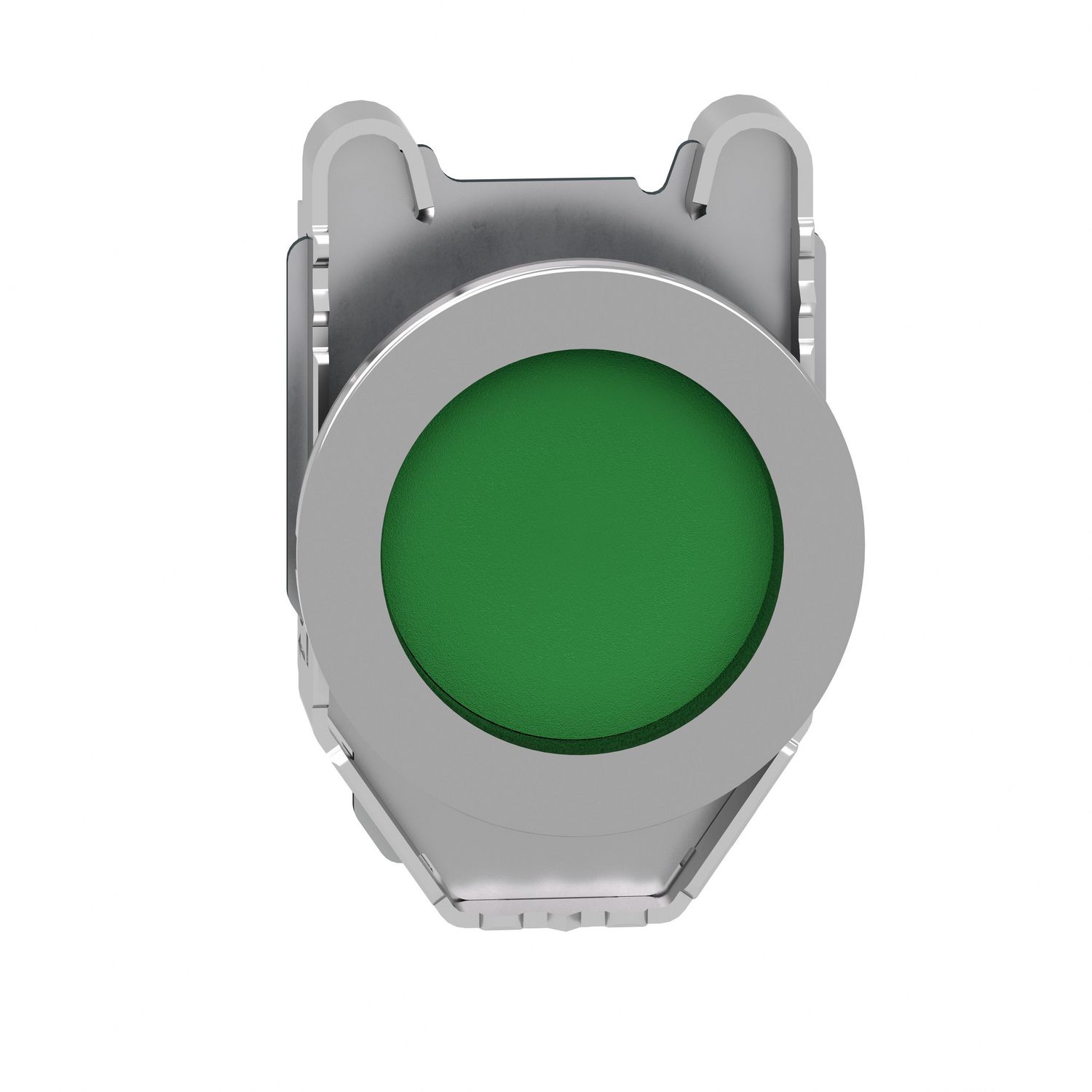 Picture of Head for non illuminated push button, Harmony XB4, flush mounted green pushbutton recessed