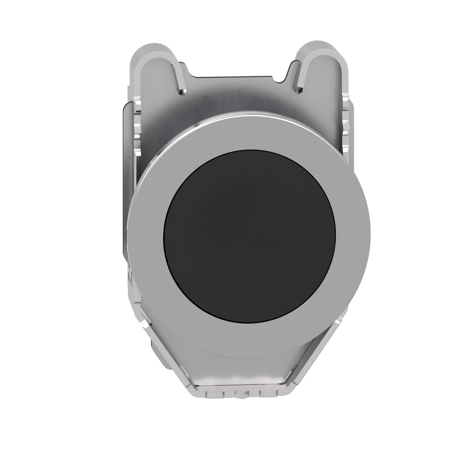 Picture of Head for non illuminated push button, Harmony XB4, flush mounted black flush caps pushbutton push