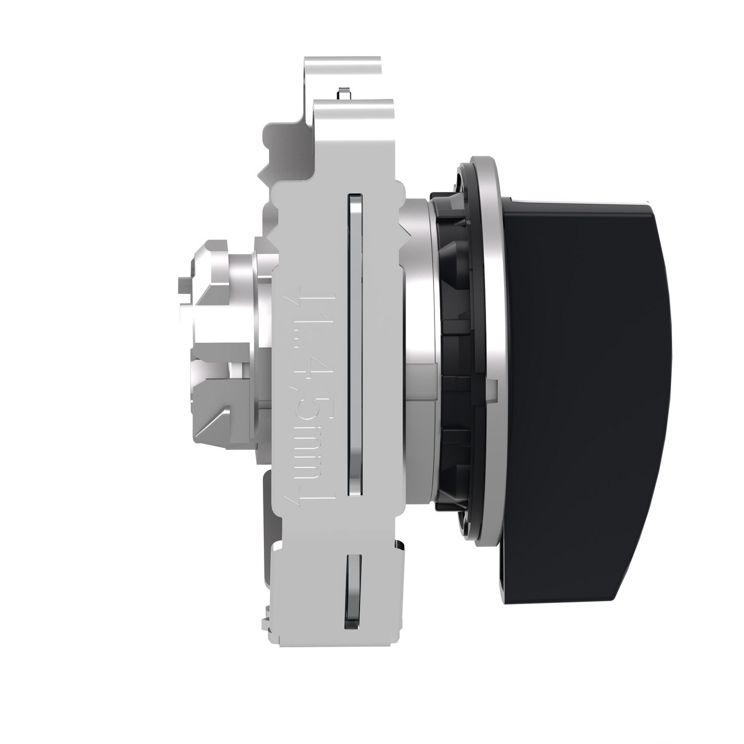 Picture of Head for selector switch, Harmony XB4, flush mounted black sw. long handle 3 position return r to c