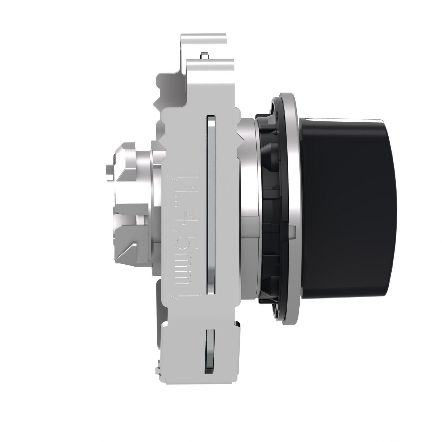 Picture of Head for selector switch, Harmony XB4, flush mounted black 3 position return left to center