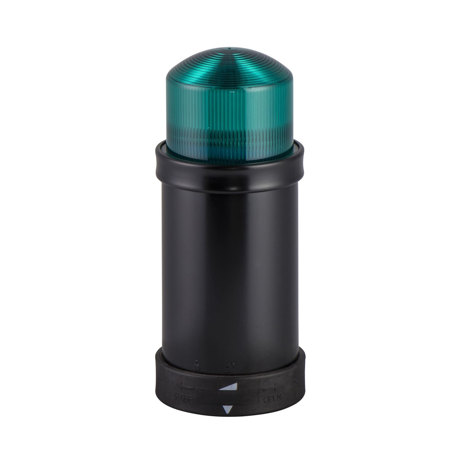 Picture of Indicator bank, Harmony XVB, illuminated unit, plastic, green, 70mm, integral flash discharge tube, 5joule, 230V AC