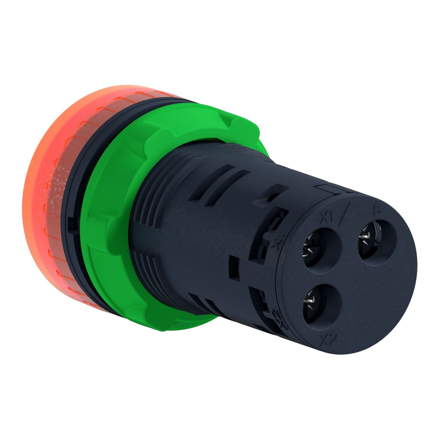 Picture of Annunciator, Harmony XB5, Illuminated buzzer, plastic, red, 22mm, continuous or intermittent tone, 230…240V AC