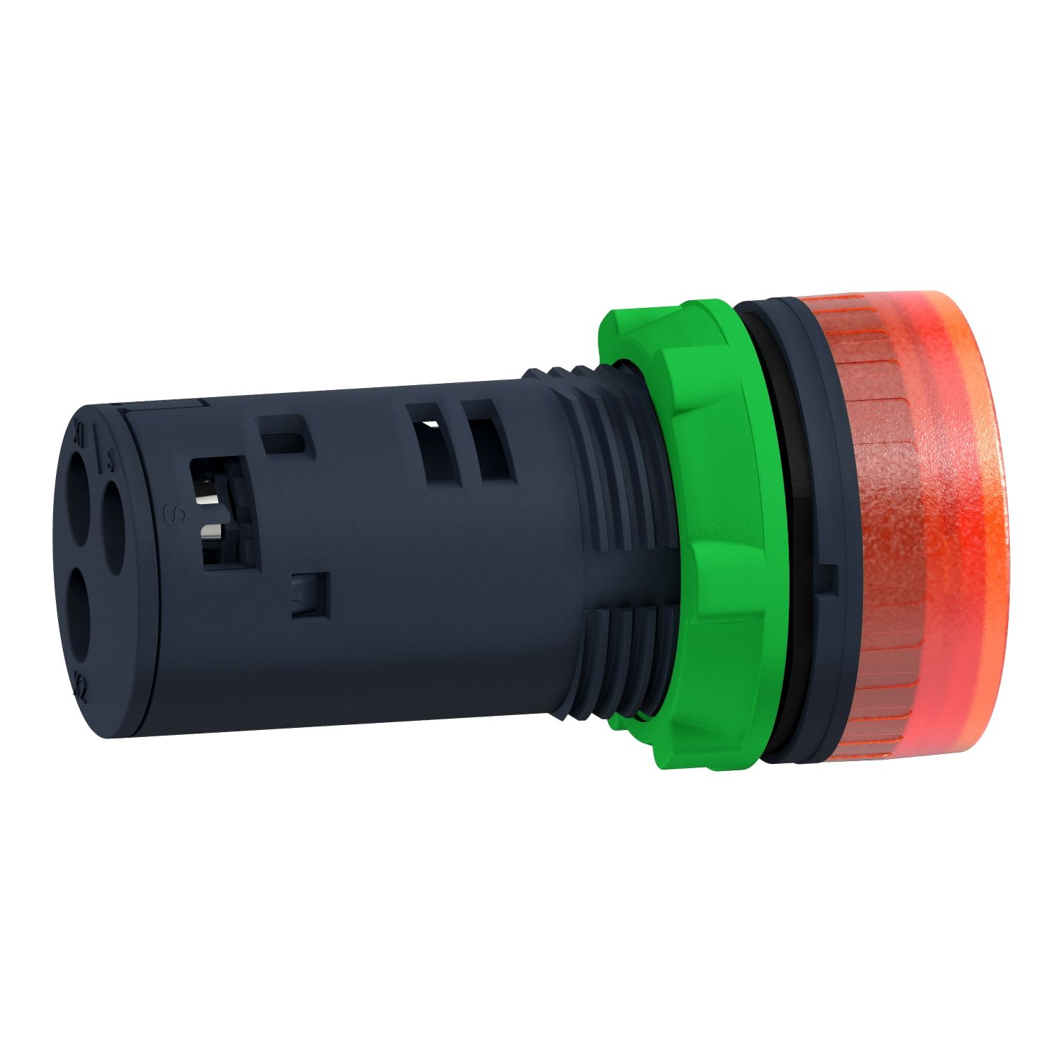 Picture of Annunciator, Harmony XB5, Illuminated buzzer, plastic, red, 22mm, continuous or intermittent tone, 230…240V AC