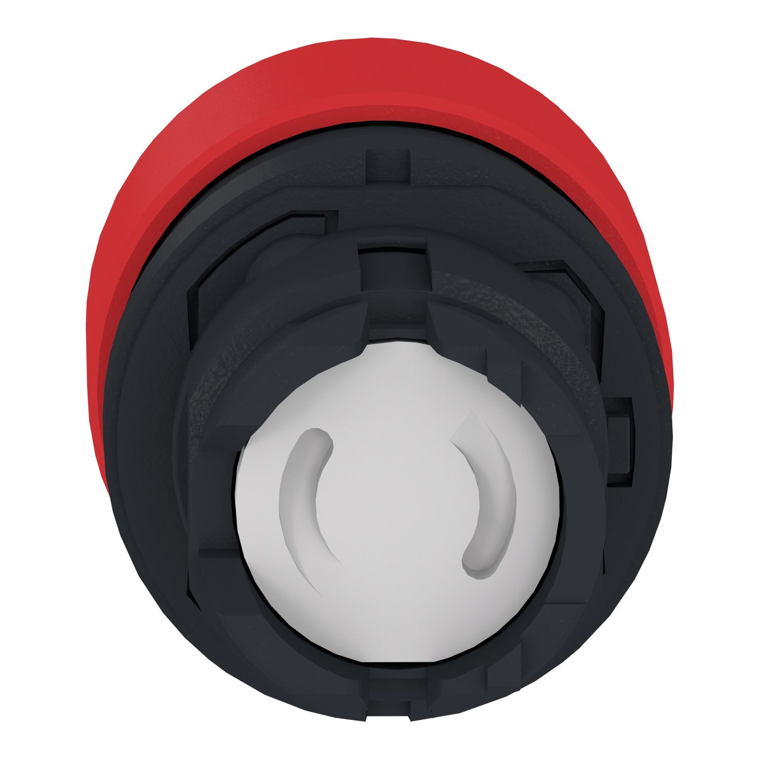 Picture of Head for non illuminated push button, Harmony XB5, red mushroom 30mm, 22mm, spring return, unmarked