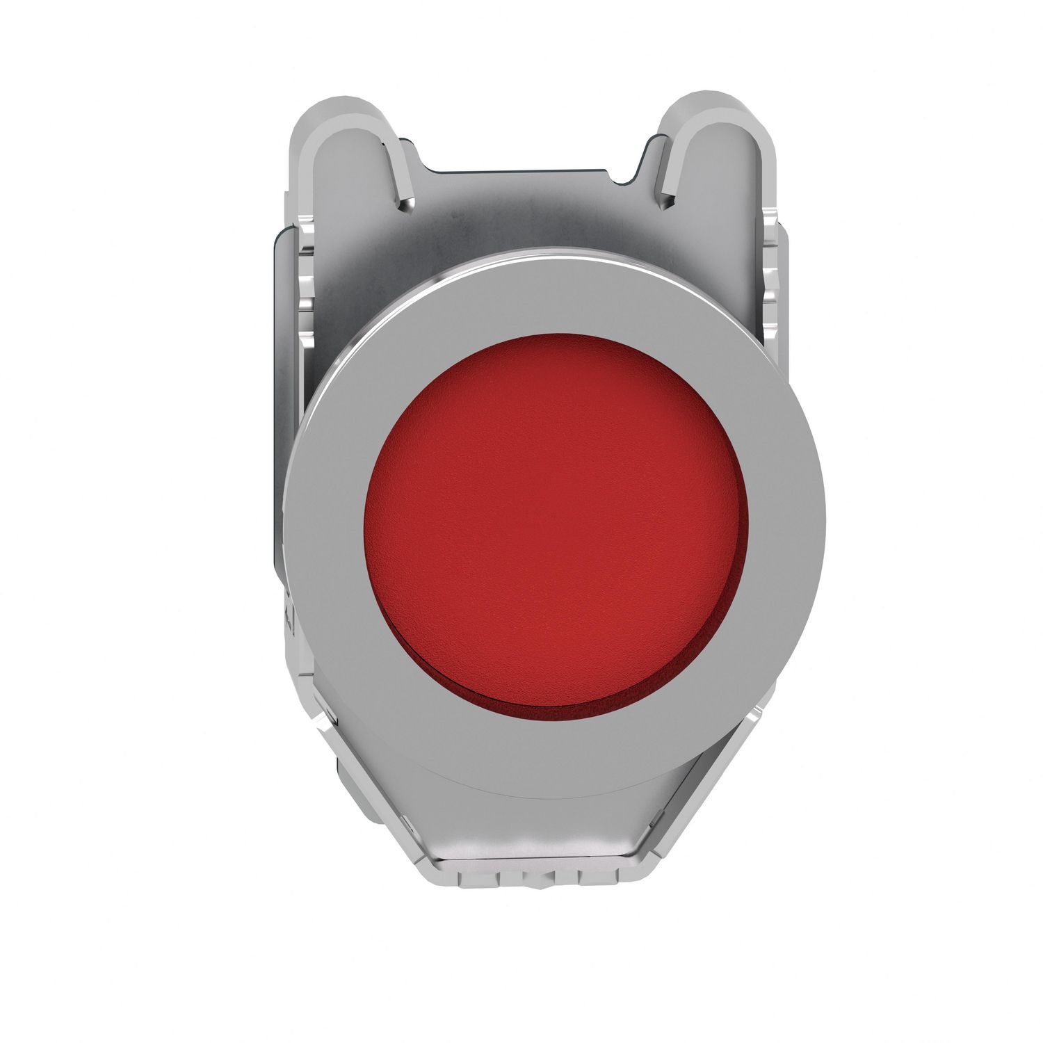 Picture of Head for non illuminated push button, Harmony XB4, flush mounted red pushbutton recessed
